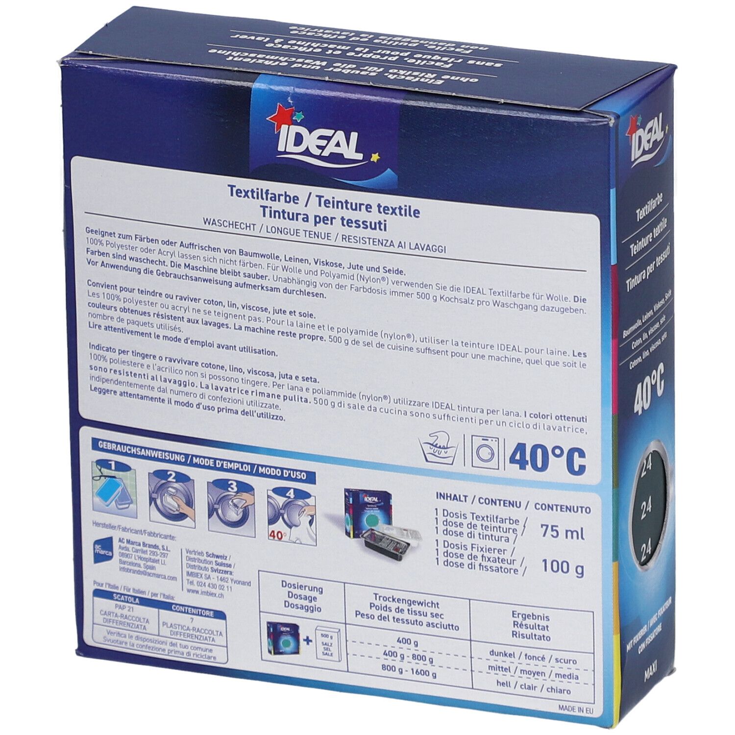 IDEAL Maxi Langhoudende Textielverf - 24 Fir