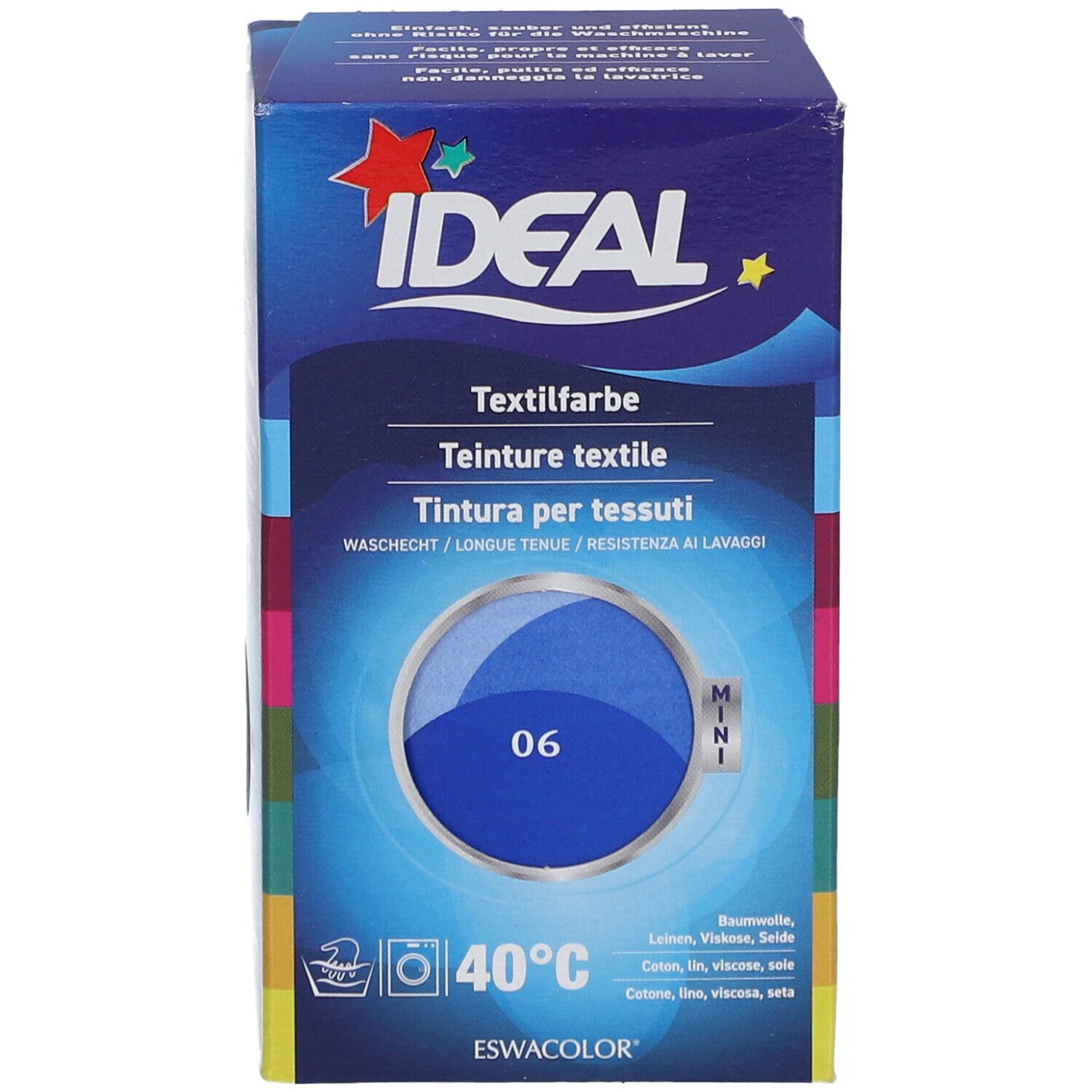 IDEAL Mini Langhoudende Textielverf - 06 Koningsblauw