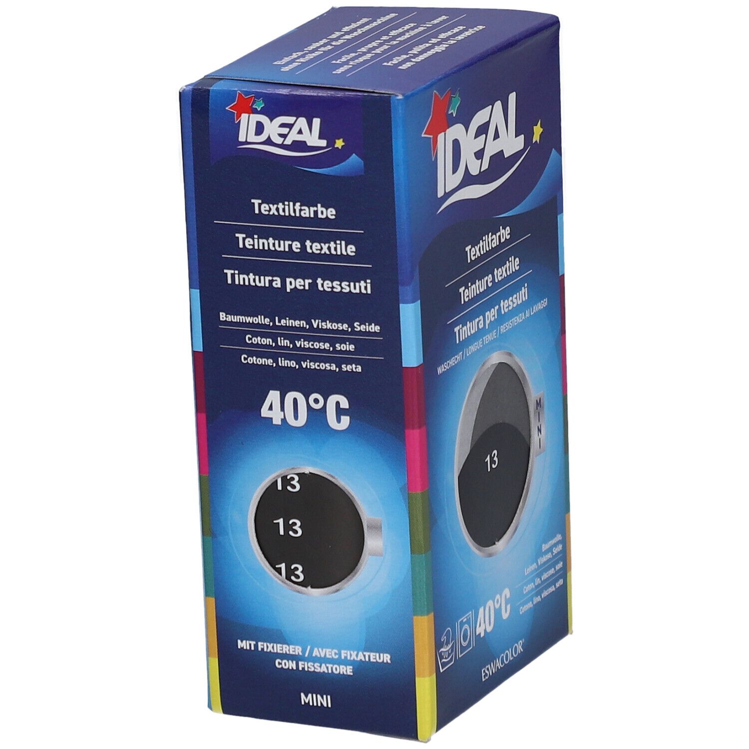 IDEAL Mini Teinture textile longue tenue - 13 Noir