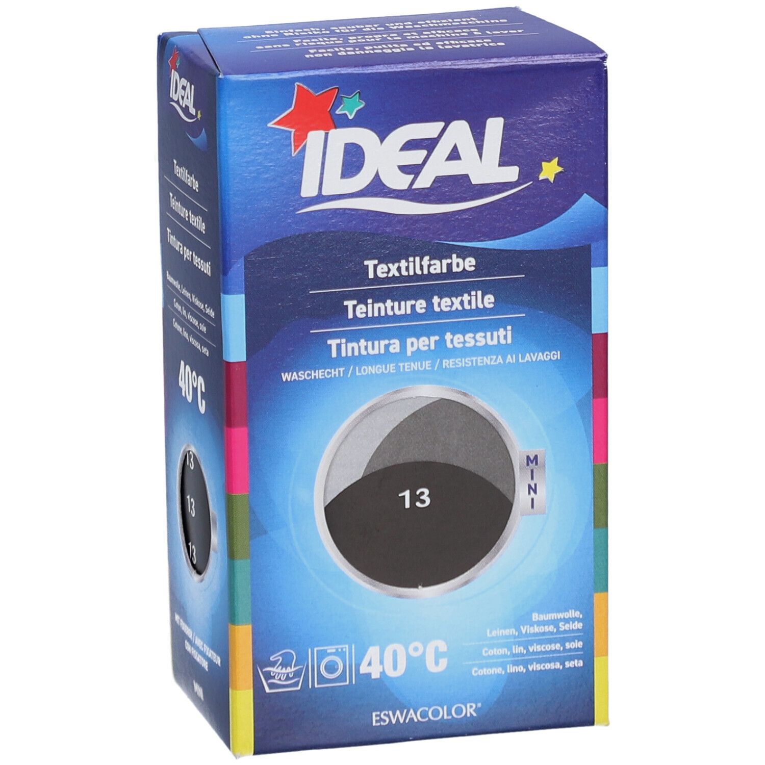 IDEAL Mini Teinture textile longue tenue - 13 Noir