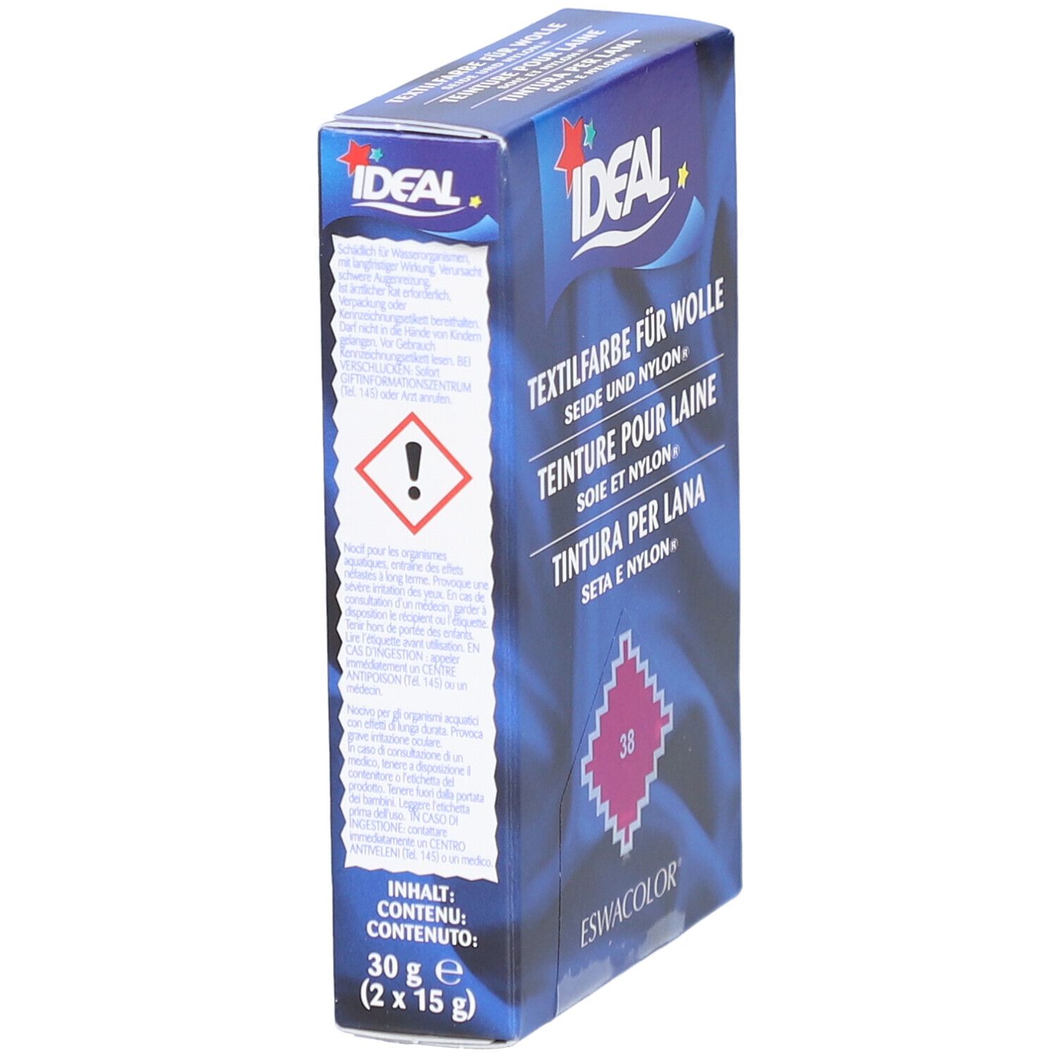 IDEAL Kleurstof voor Wol, Zijde en Nylon - 38 Fuchsia