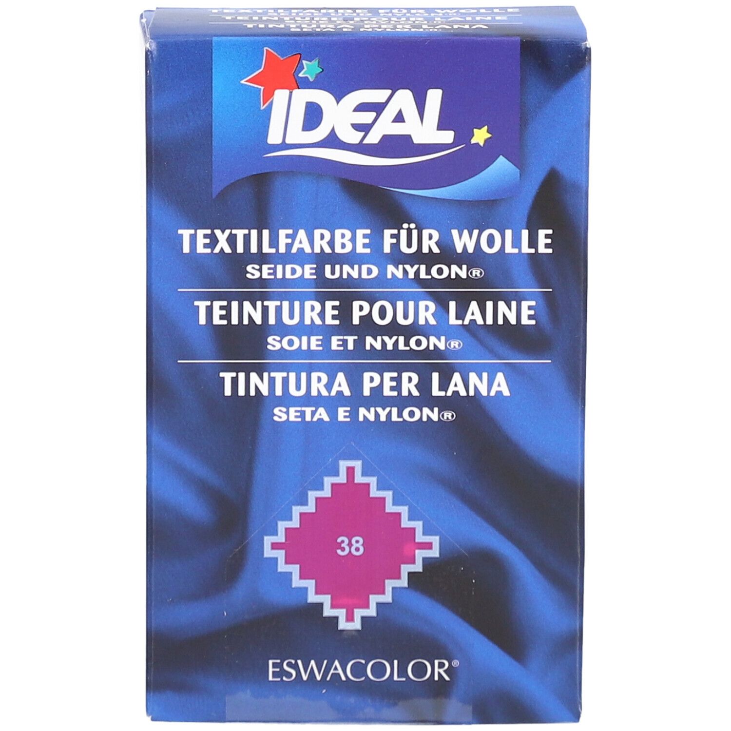 IDEAL Kleurstof voor Wol, Zijde en Nylon - 38 Fuchsia