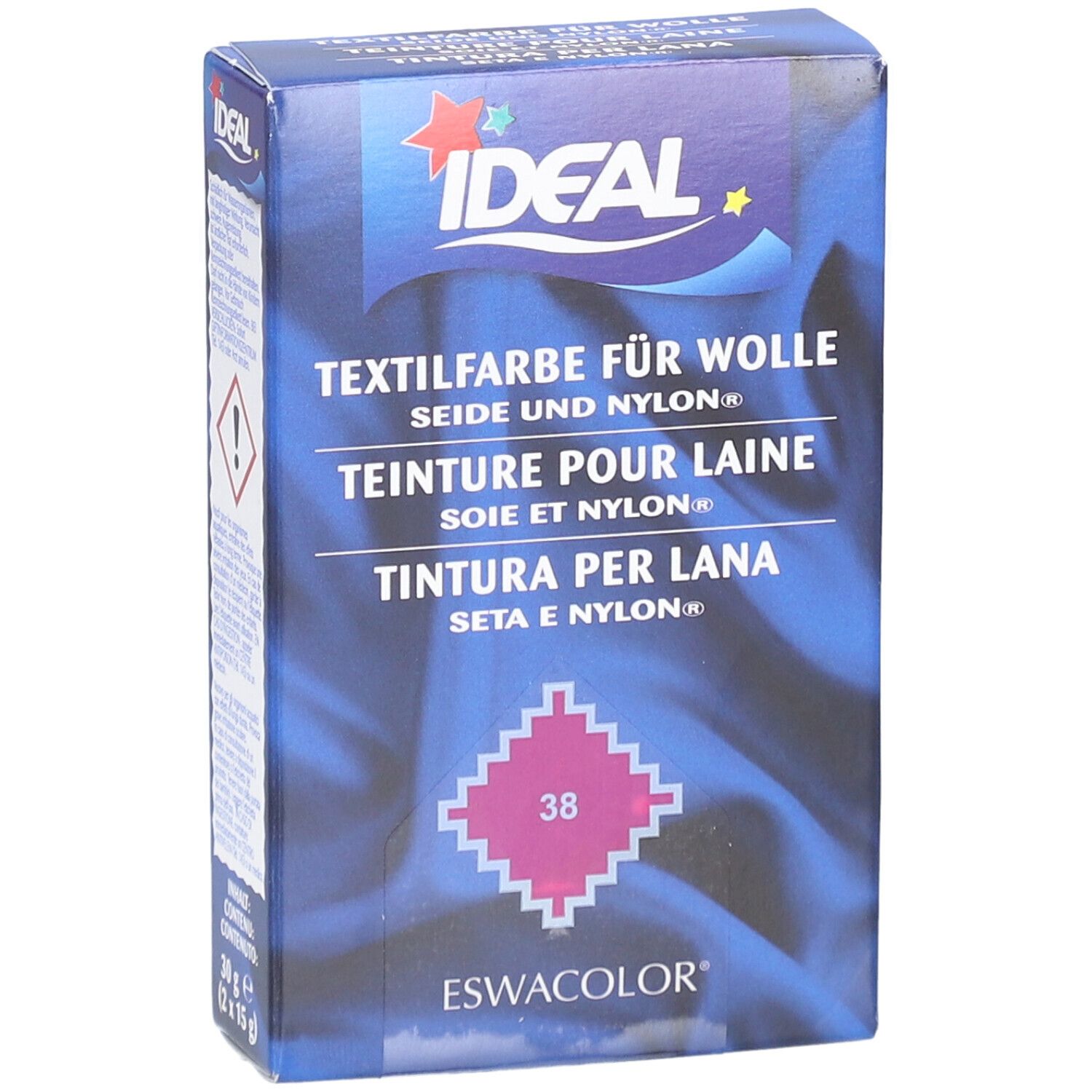 IDEAL Kleurstof voor Wol, Zijde en Nylon - 38 Fuchsia