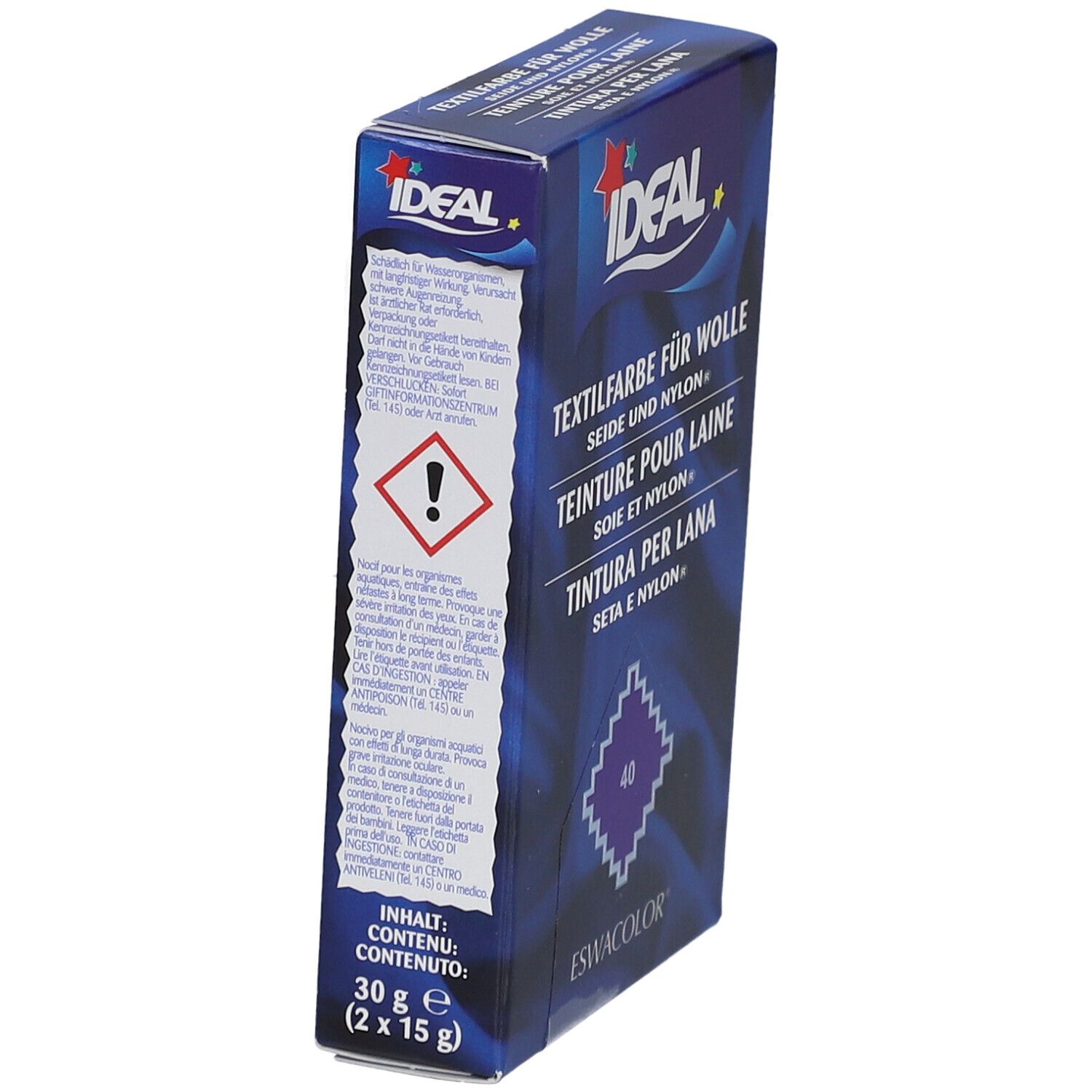 IDEAL Kleurstof voor Wol, Zijde en Nylon - 40 Lavendel Violet