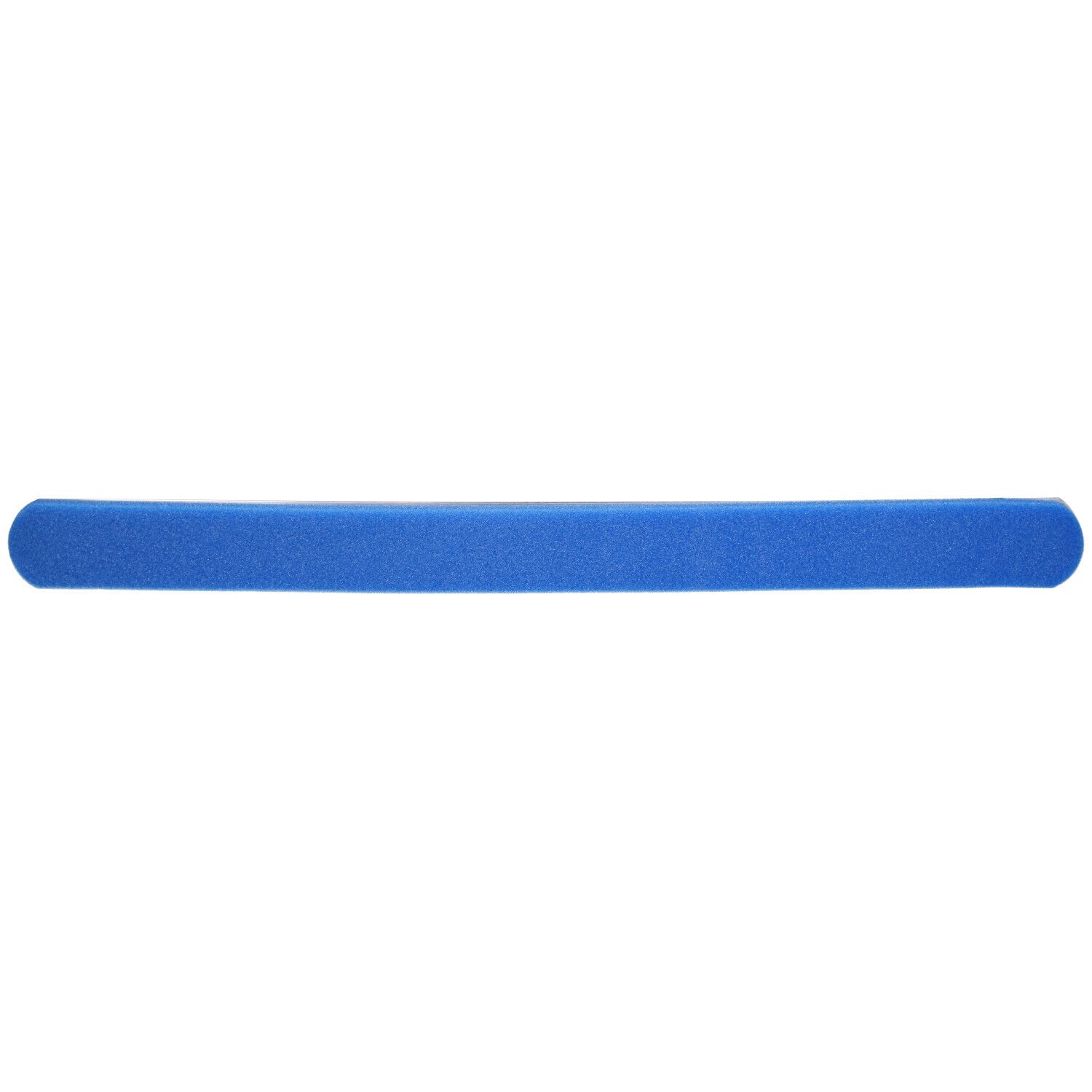 Blauwe vinger spalk. Schuim. Afgeronde uiteinden. Omnimed Dalco Fingerschiene Gr3 3.8x46cm schneidbar.