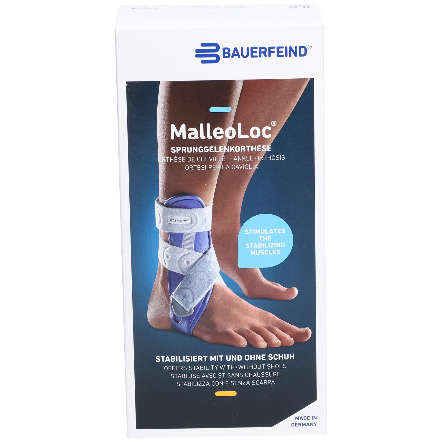 BAUERFEIND MalleoLoc® Haarorthese maat 1 links