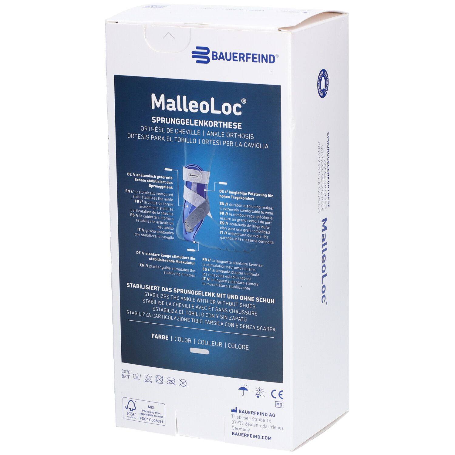 BAUERFEIND MalleoLoc® Enkelorthese maat 2 links