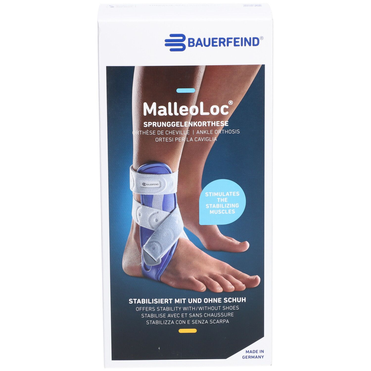 BAUERFEIND MalleoLoc® Enkelorthese maat 1 rechts
