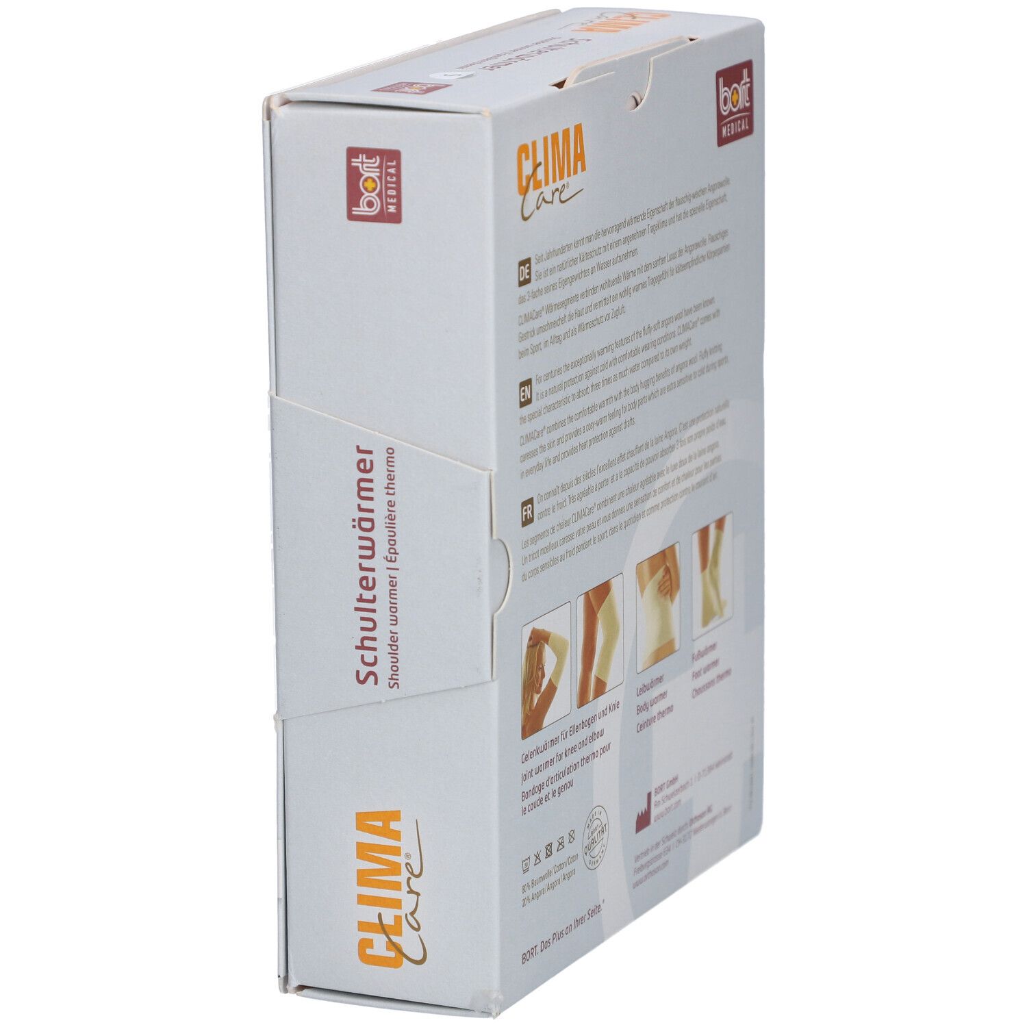BORT CLIMACare® Chauffe-épaules taille S blanc