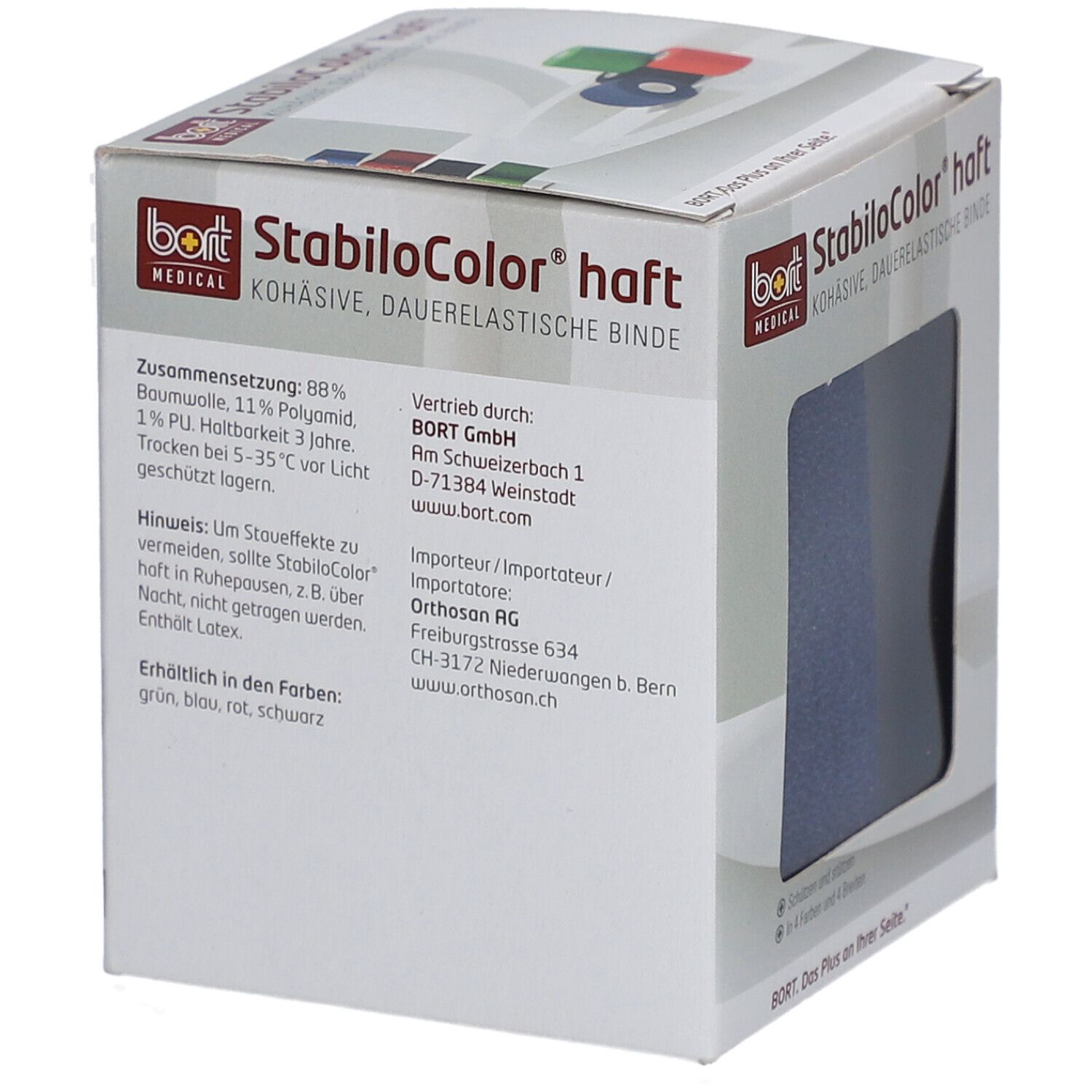BORT StabiloColor® kleefzwachtel 8 cm blauw