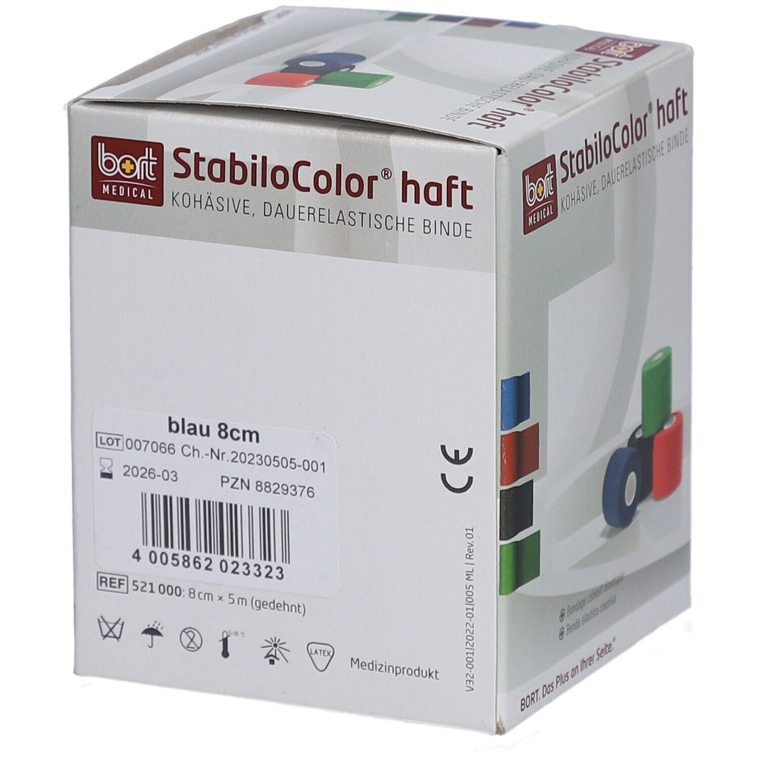 BORT StabiloColor® kleefzwachtel 8 cm blauw
