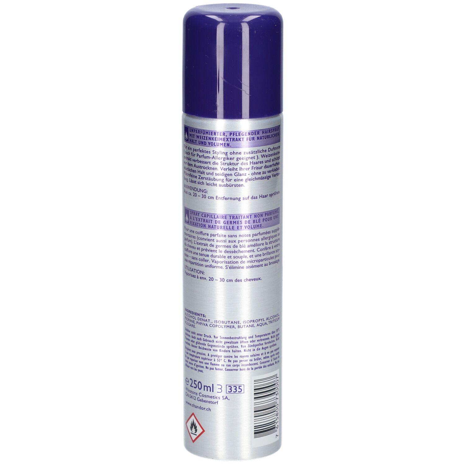 Chandor Spray fixateur pour cheveux normaux
