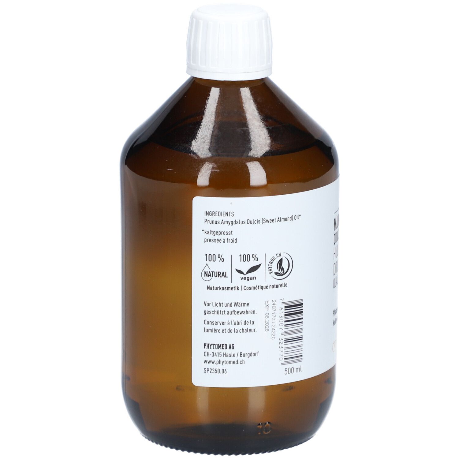 PHYTOMED Zoete amandelolie 500 ml