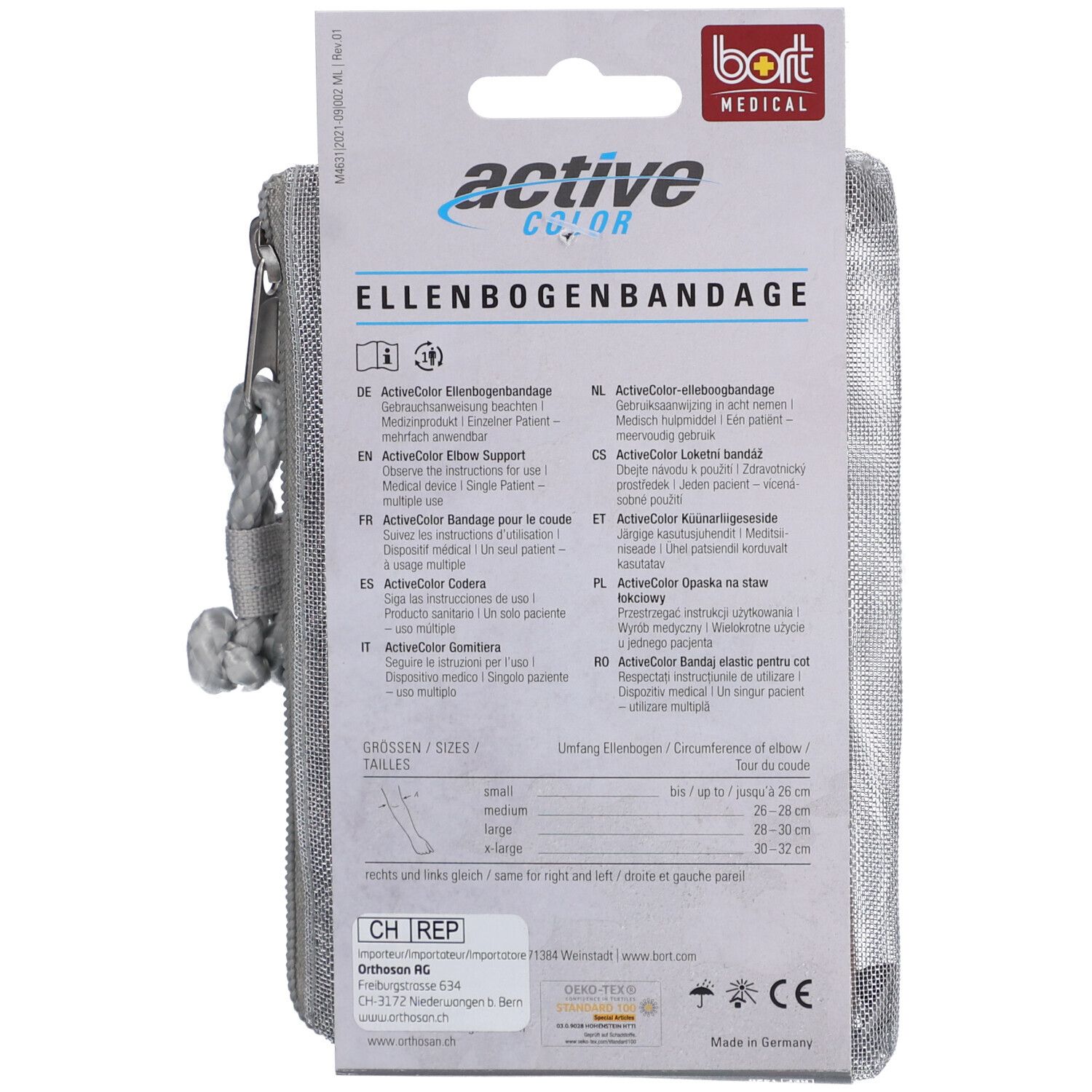 BORT ActiveColor® Elleboogsteun Gr. S hoog