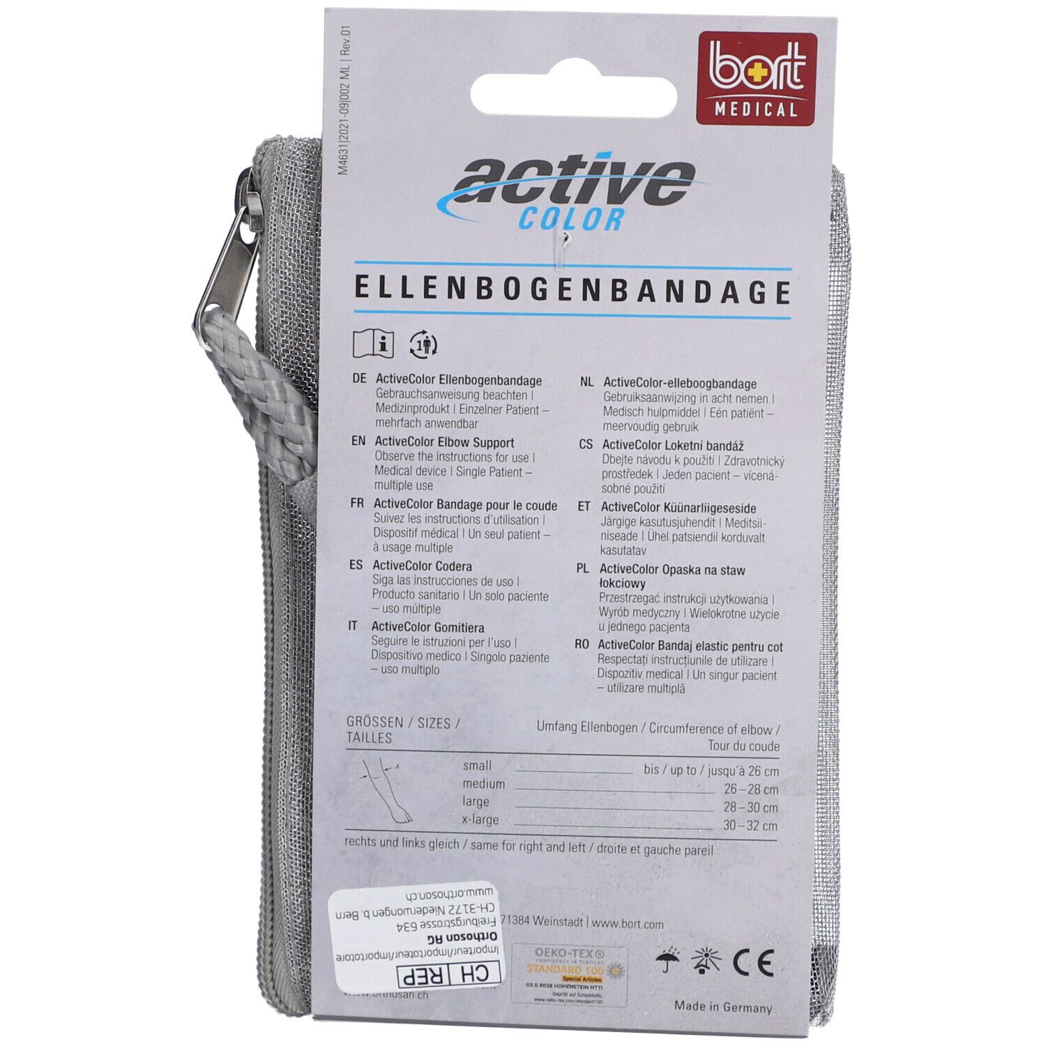 BORT ActiveColor® Coudière Gr. M haute