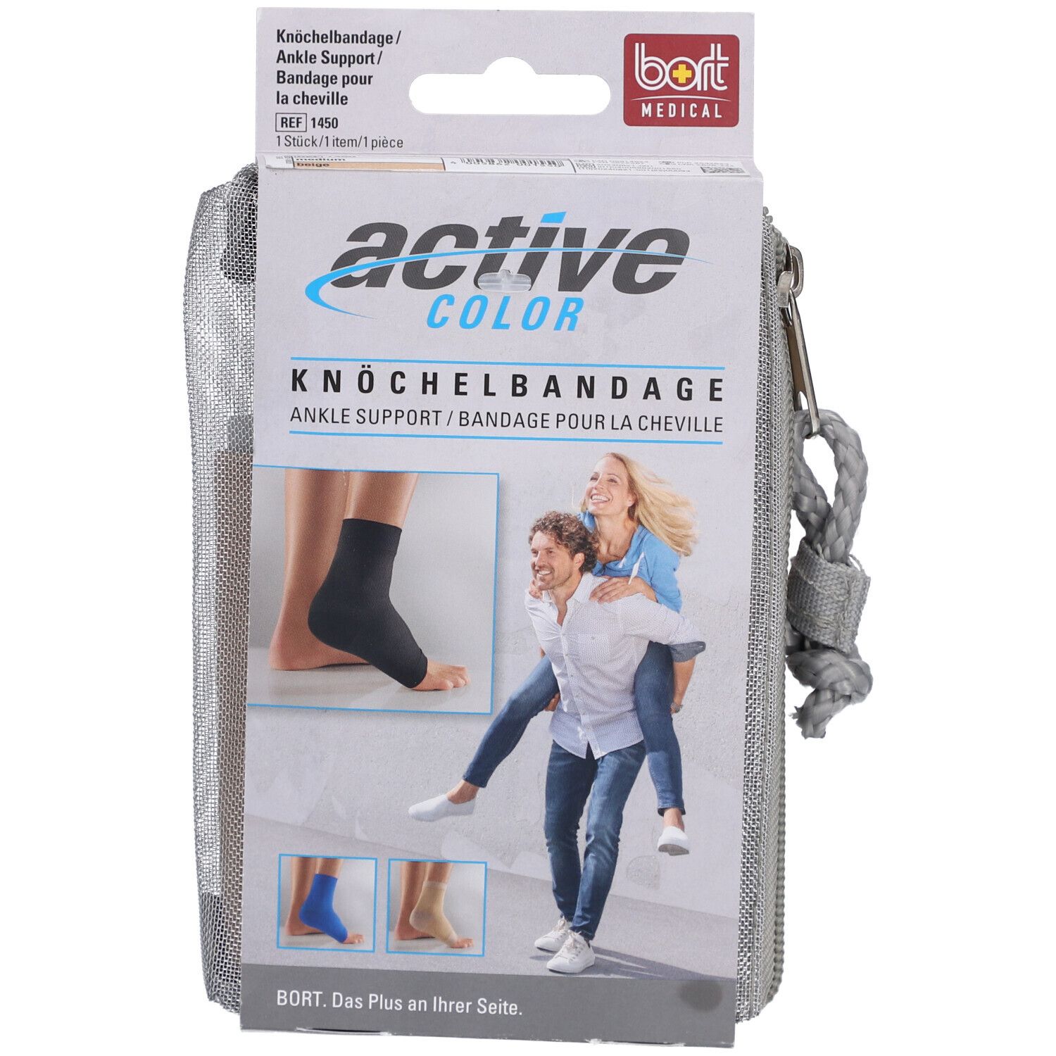 BORT ActiveColor® enkelbandage maat M huid