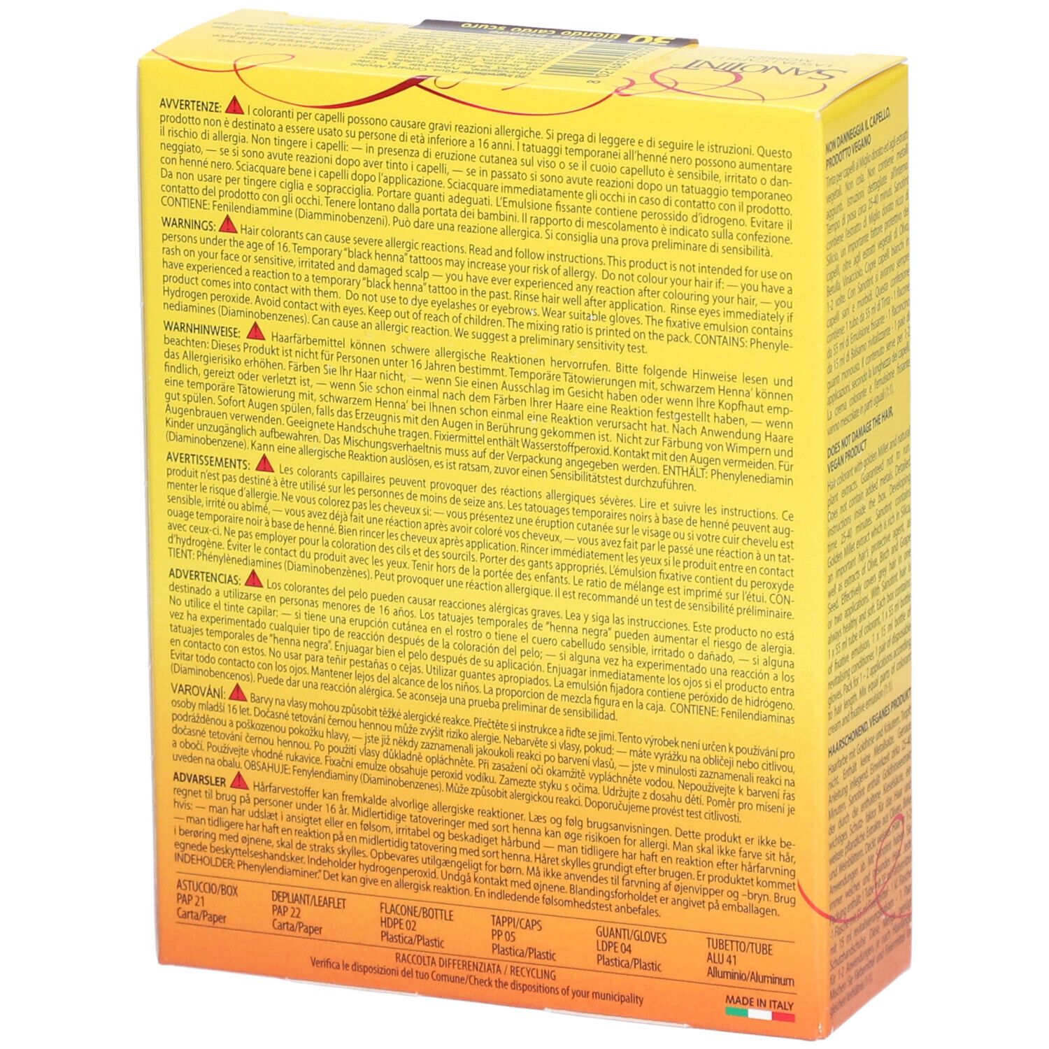 SANOTINT® Haarkleur 30 Donker Goudblond