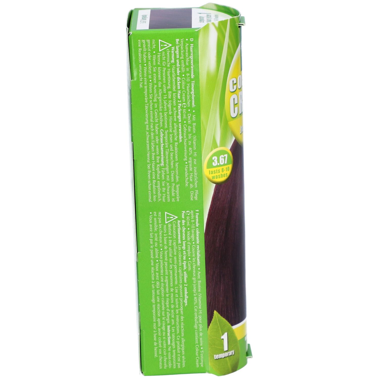 Hennaplus Haarkleuring Kleurcrème 367 – Burgundy