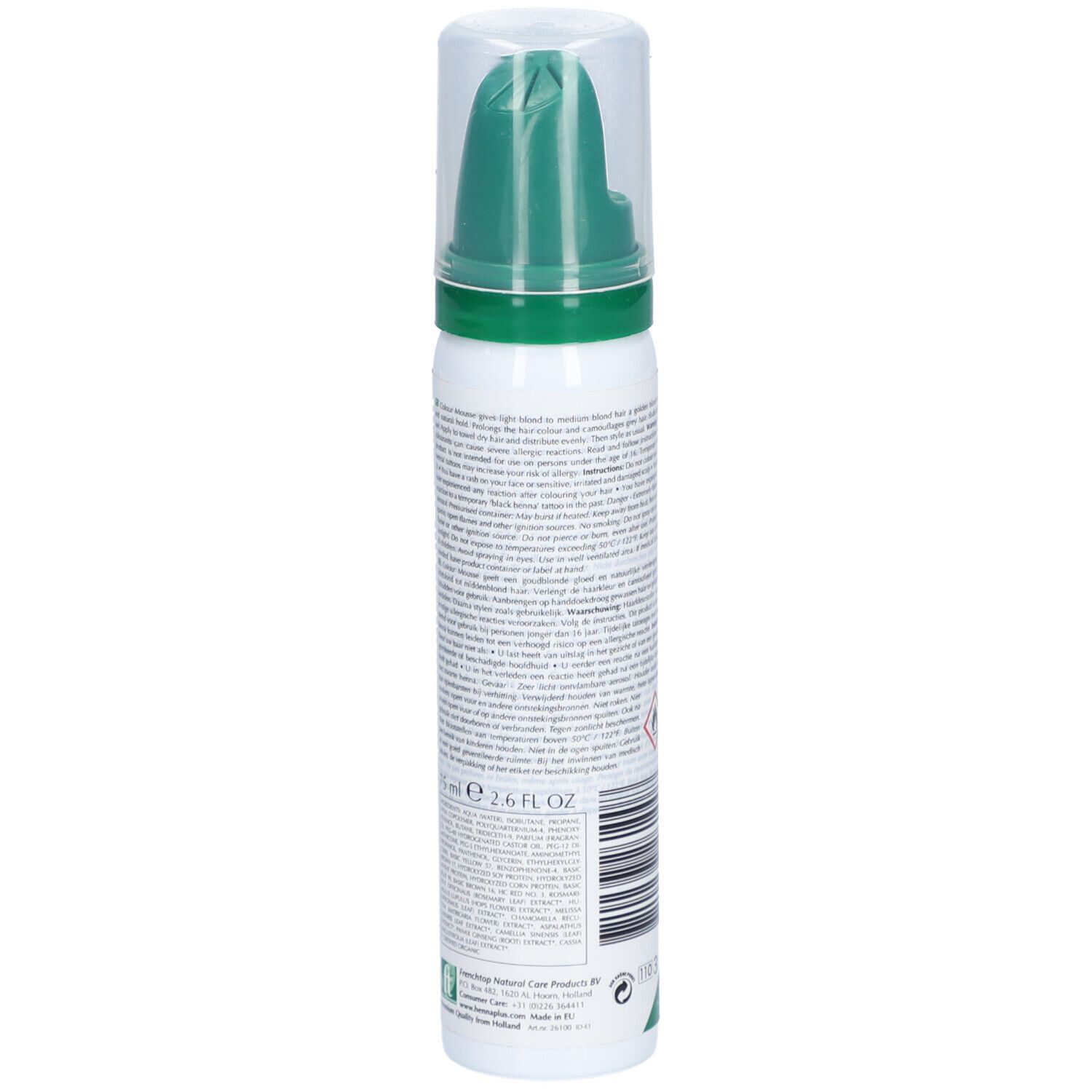 Hennaplus Kleurmousse 8.3 Goudblond