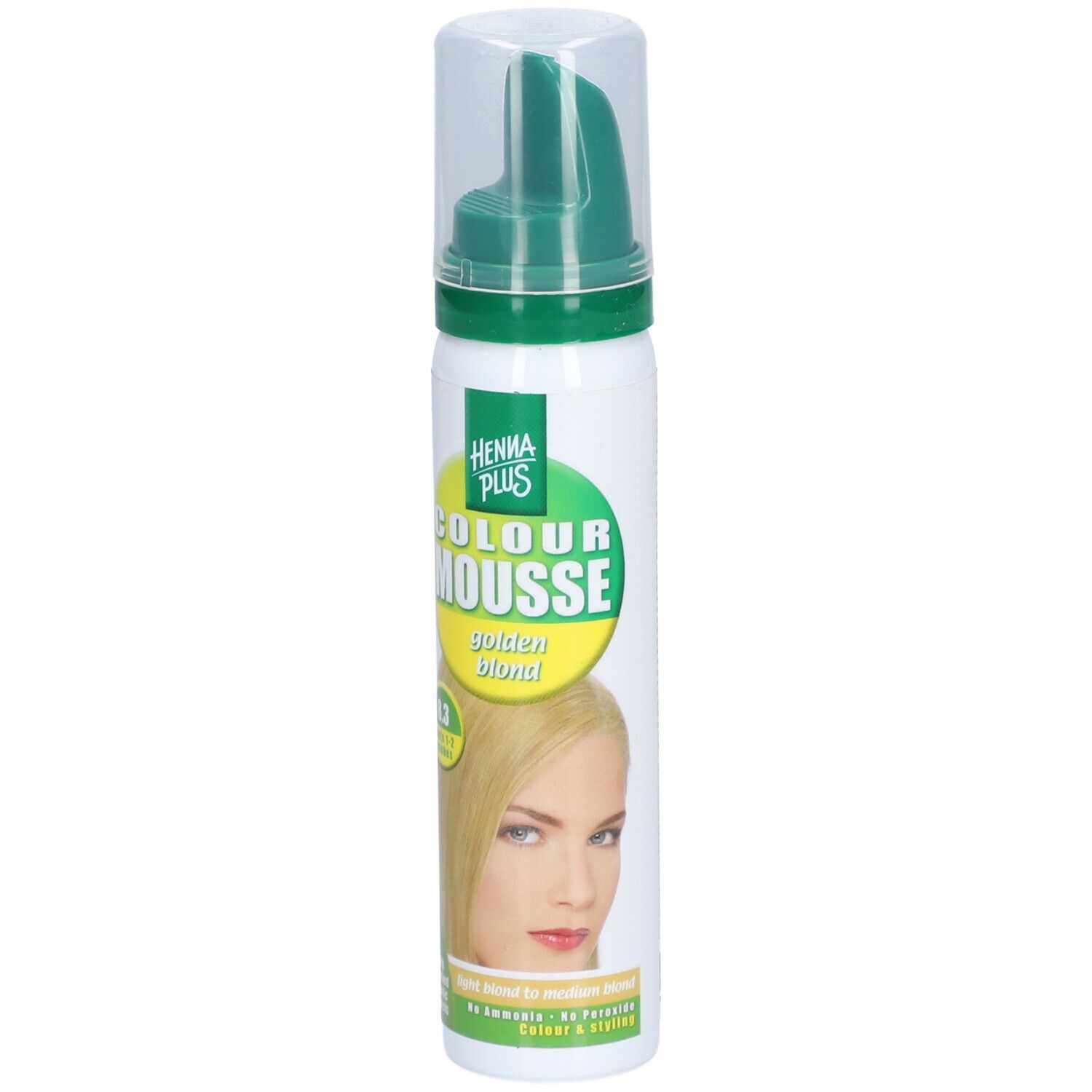 Hennaplus Kleurmousse 8.3 Goudblond