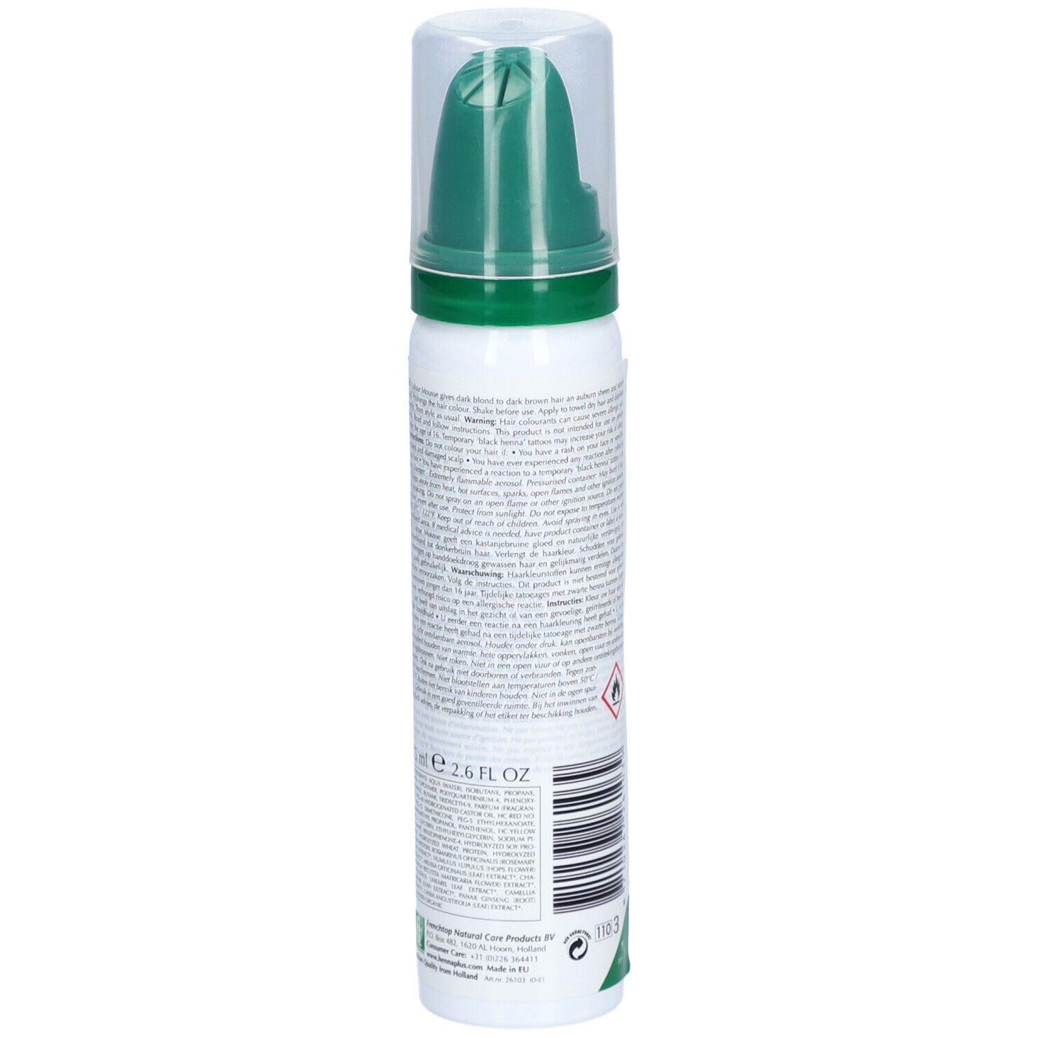 Hennaplus Mousse Colorante – Auburn 4.56