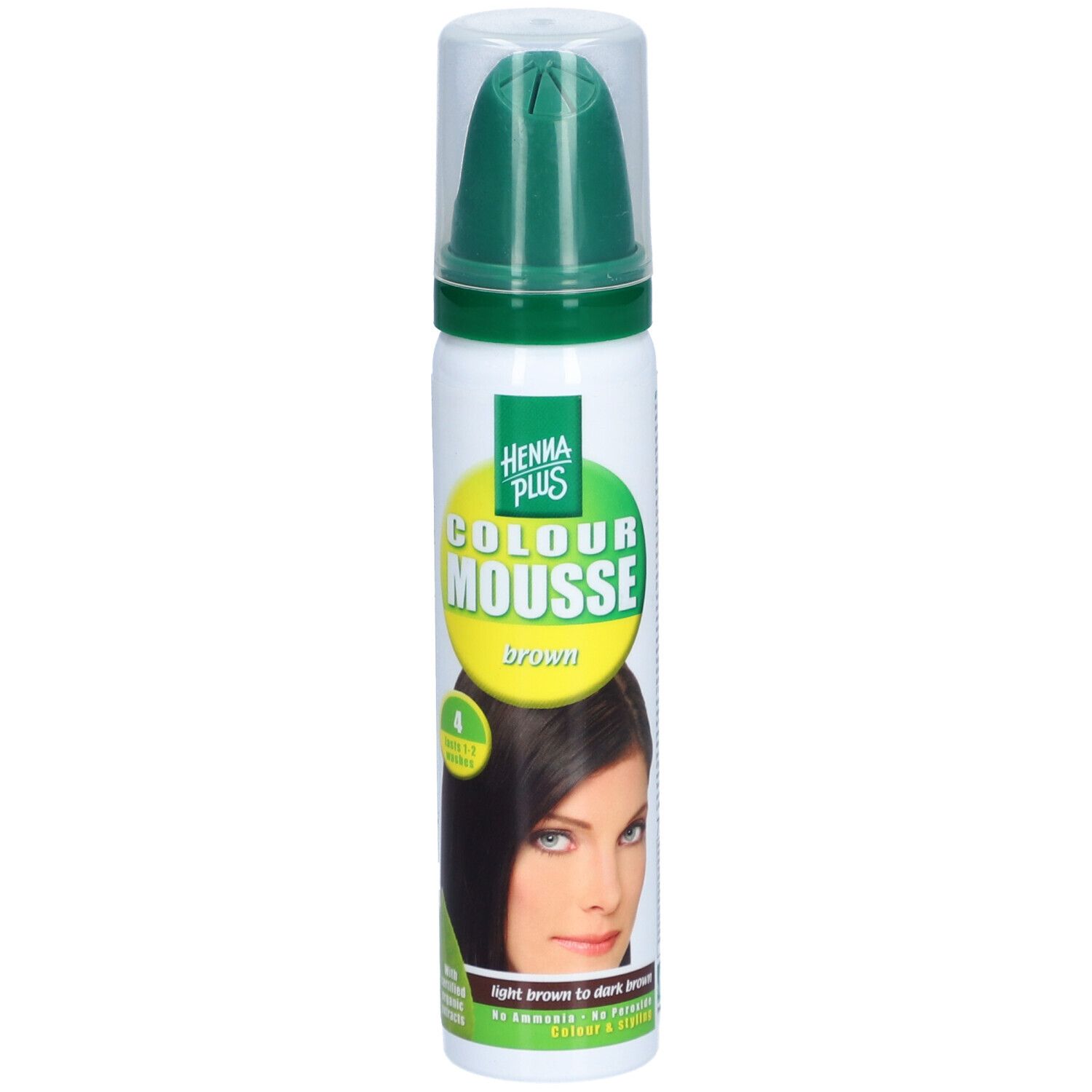 Hennaplus Kleurmousse 4 Licht tot Donkerbruin