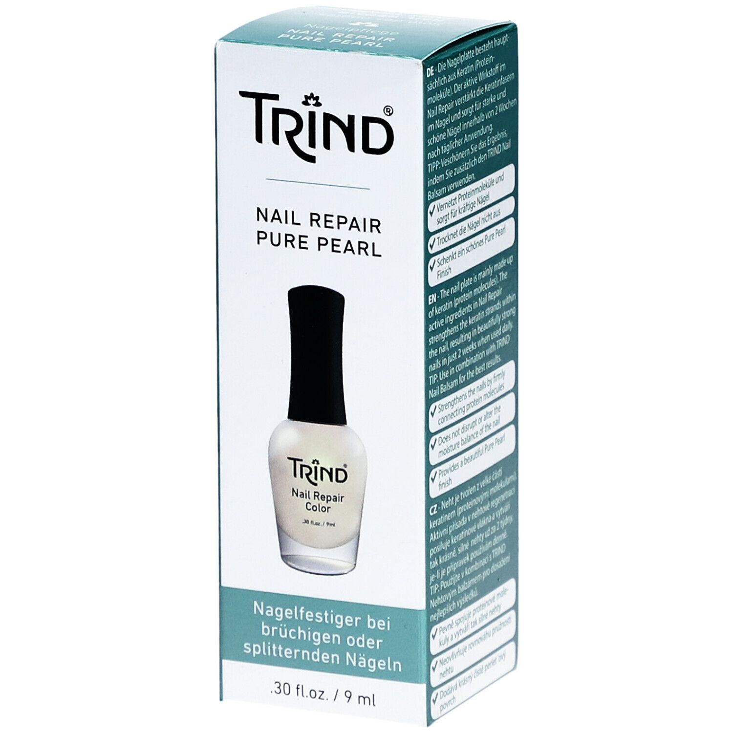 TRIND® Nagellak Verharder en Versterker voor Broze Nagels Pure Parel
