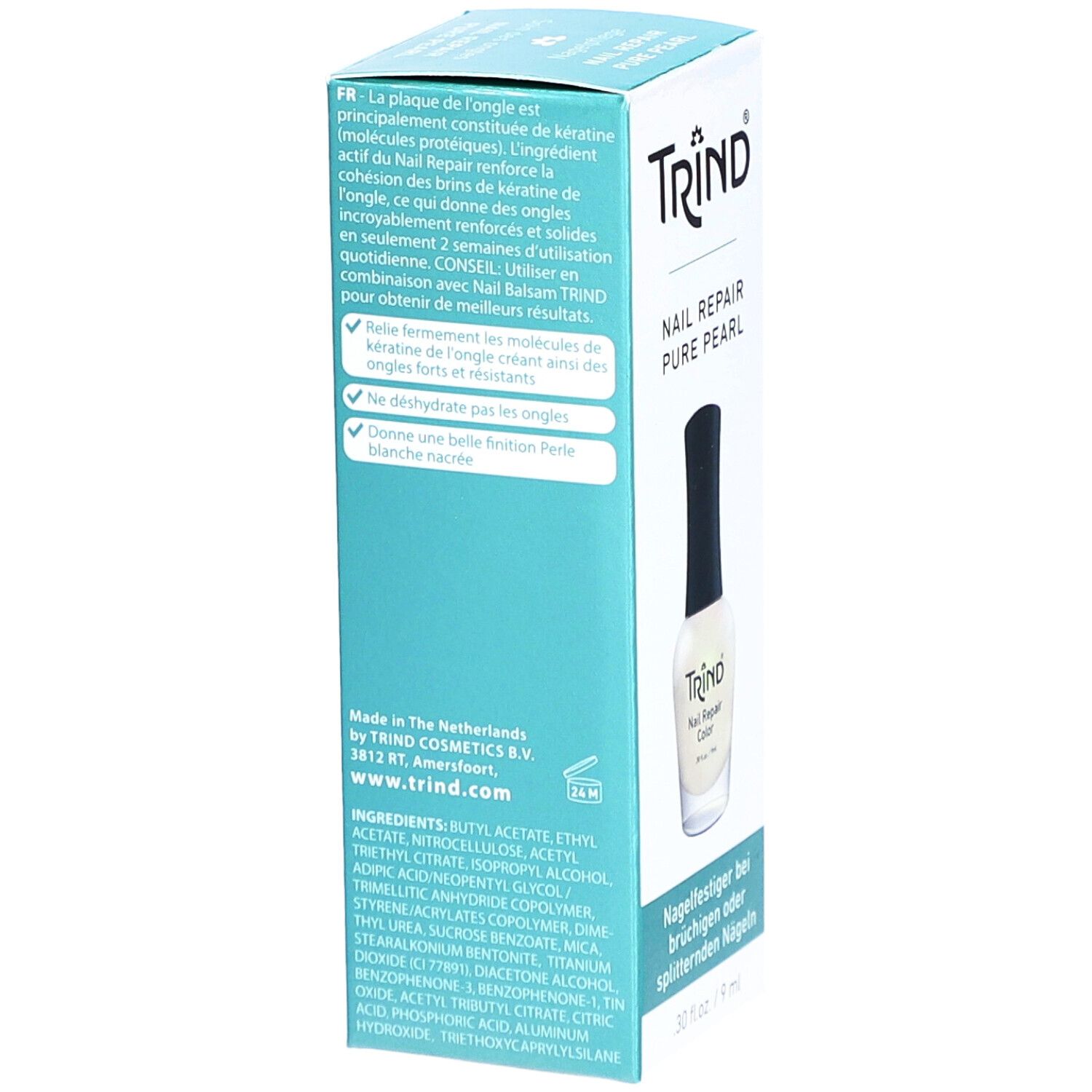 TRIND® Nagellak Verharder en Versterker voor Broze Nagels Pure Parel