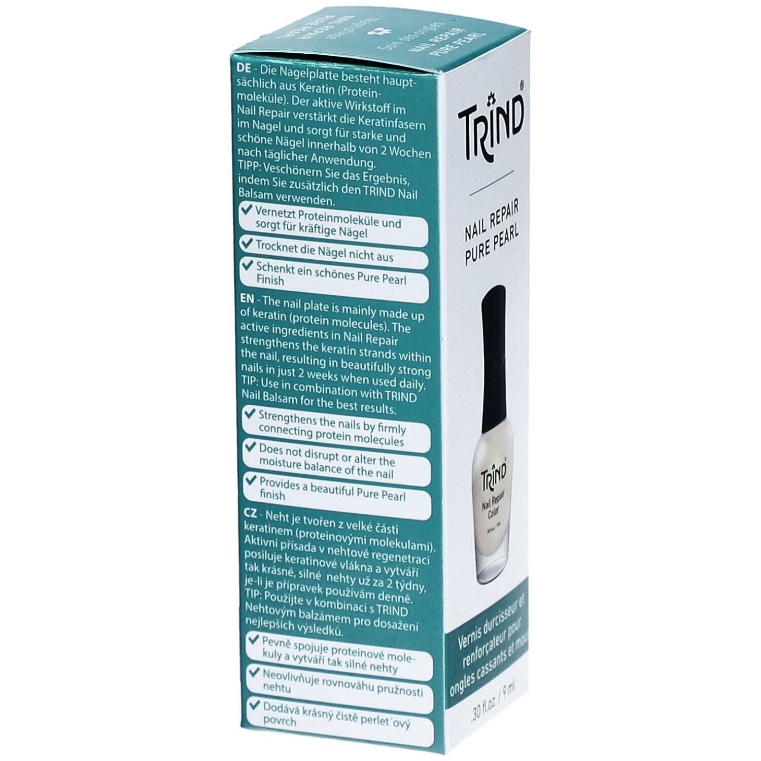 TRIND® Nagellak Verharder en Versterker voor Broze Nagels Pure Parel