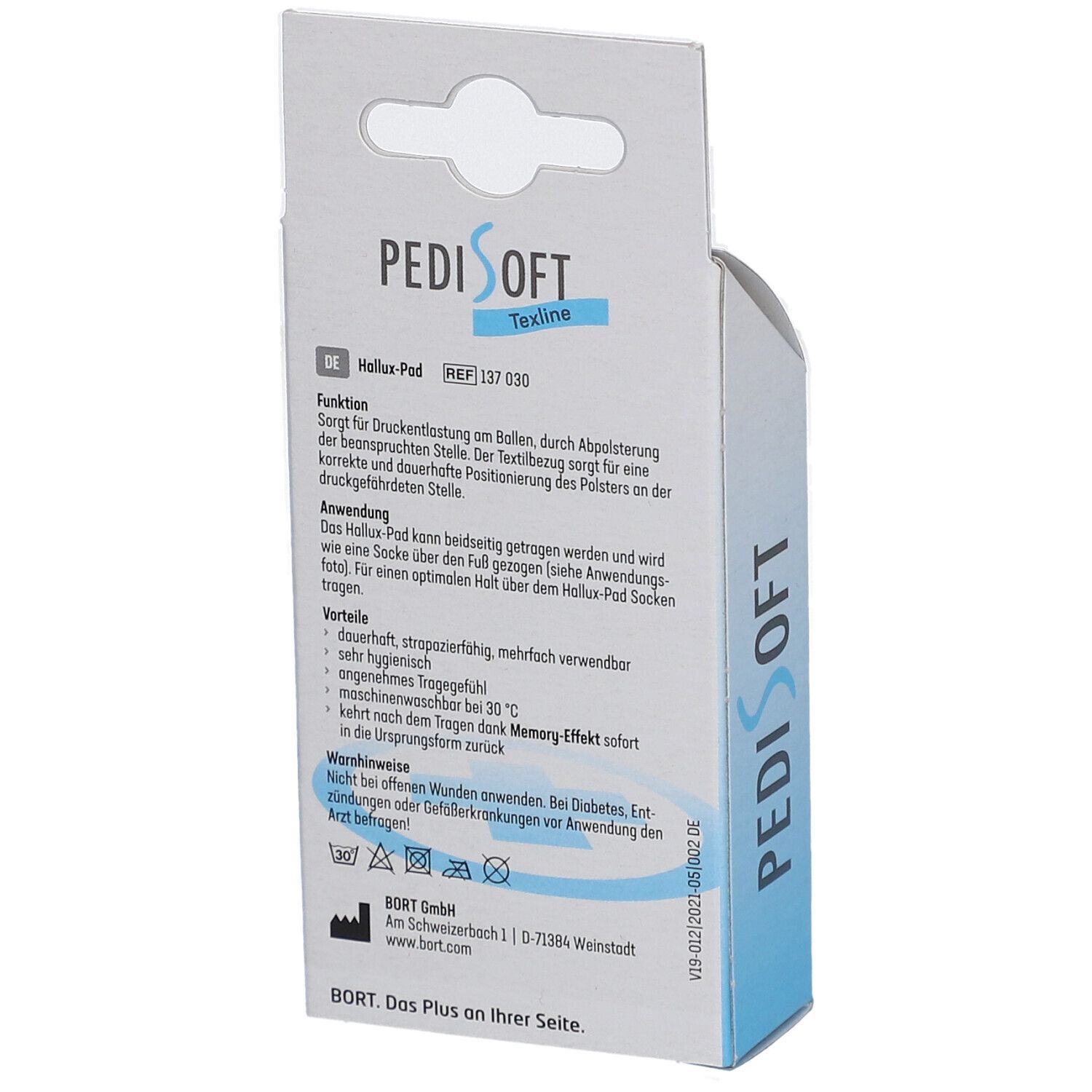Bort PediSoft® TexLine Kussentje Hallux Maat S