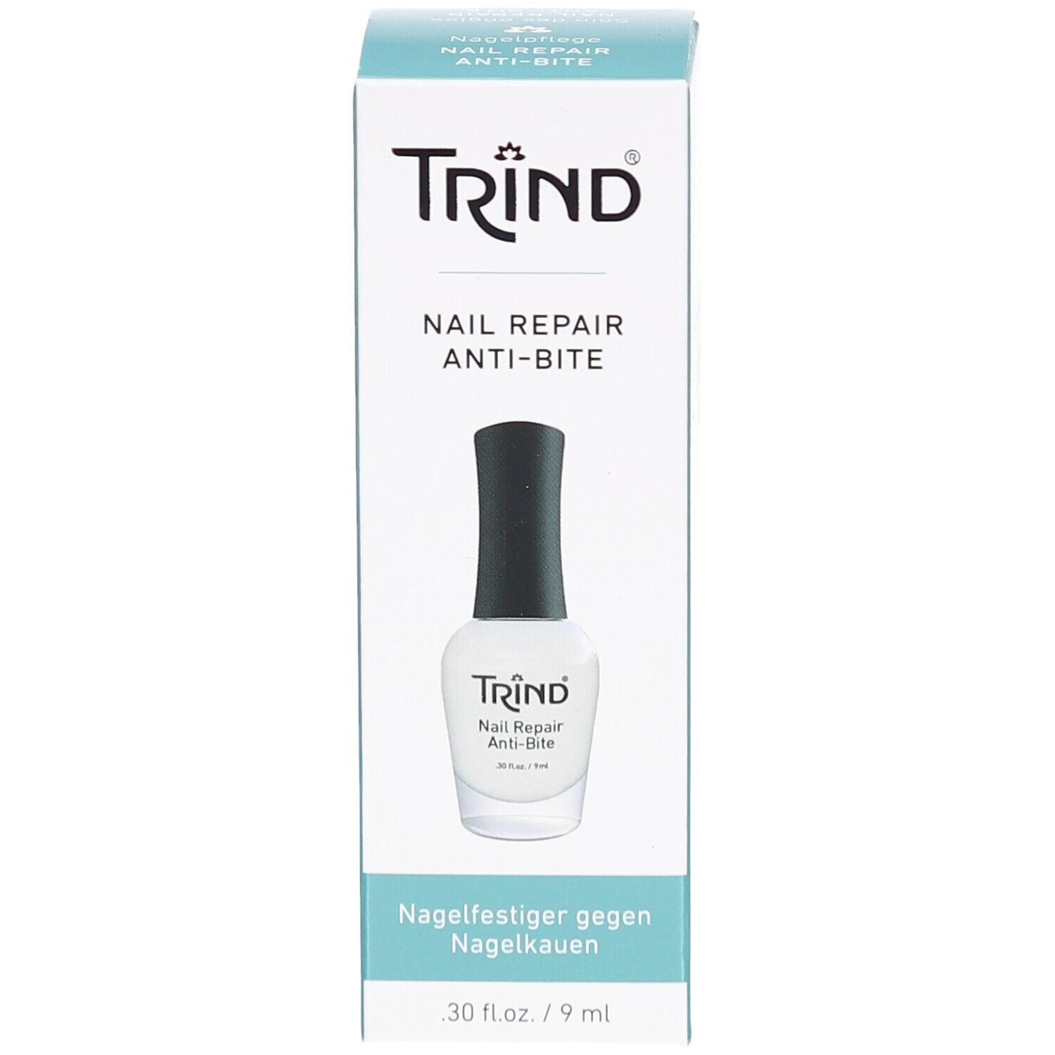 Trind Nail Repair Anti-Bite flesje en doosje. 9 ml.