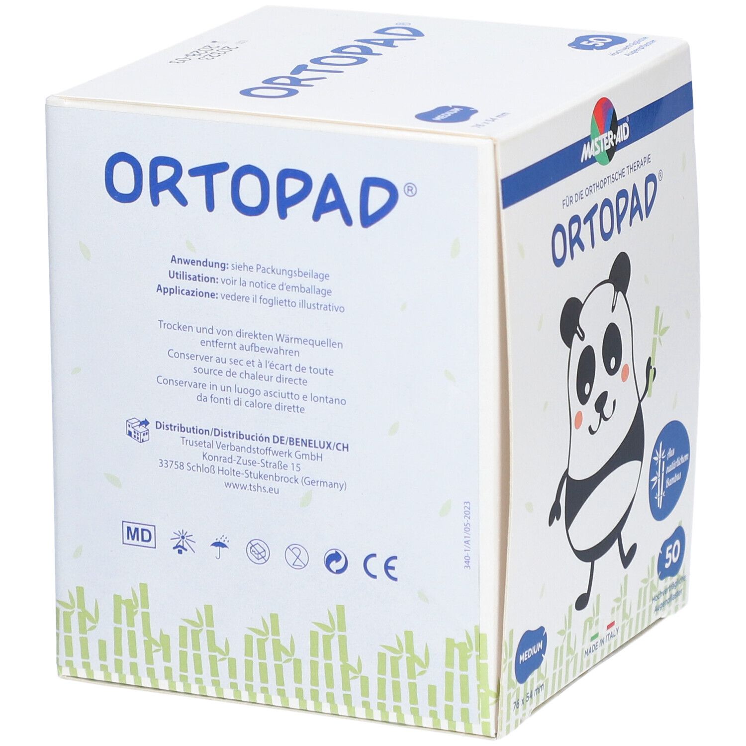 Ortopad® Oogpleister Medium Wit 2-4 Jaar
