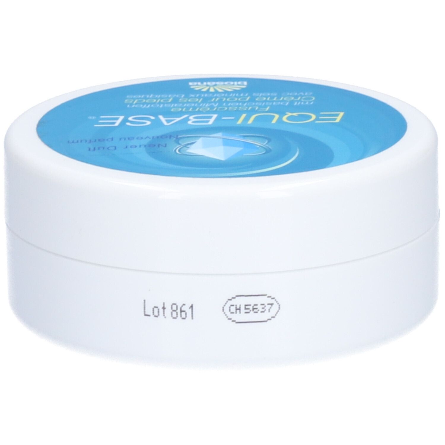 BIOSANA EQUI-BASE® Crème pour les pieds avec sels minéraux basiques