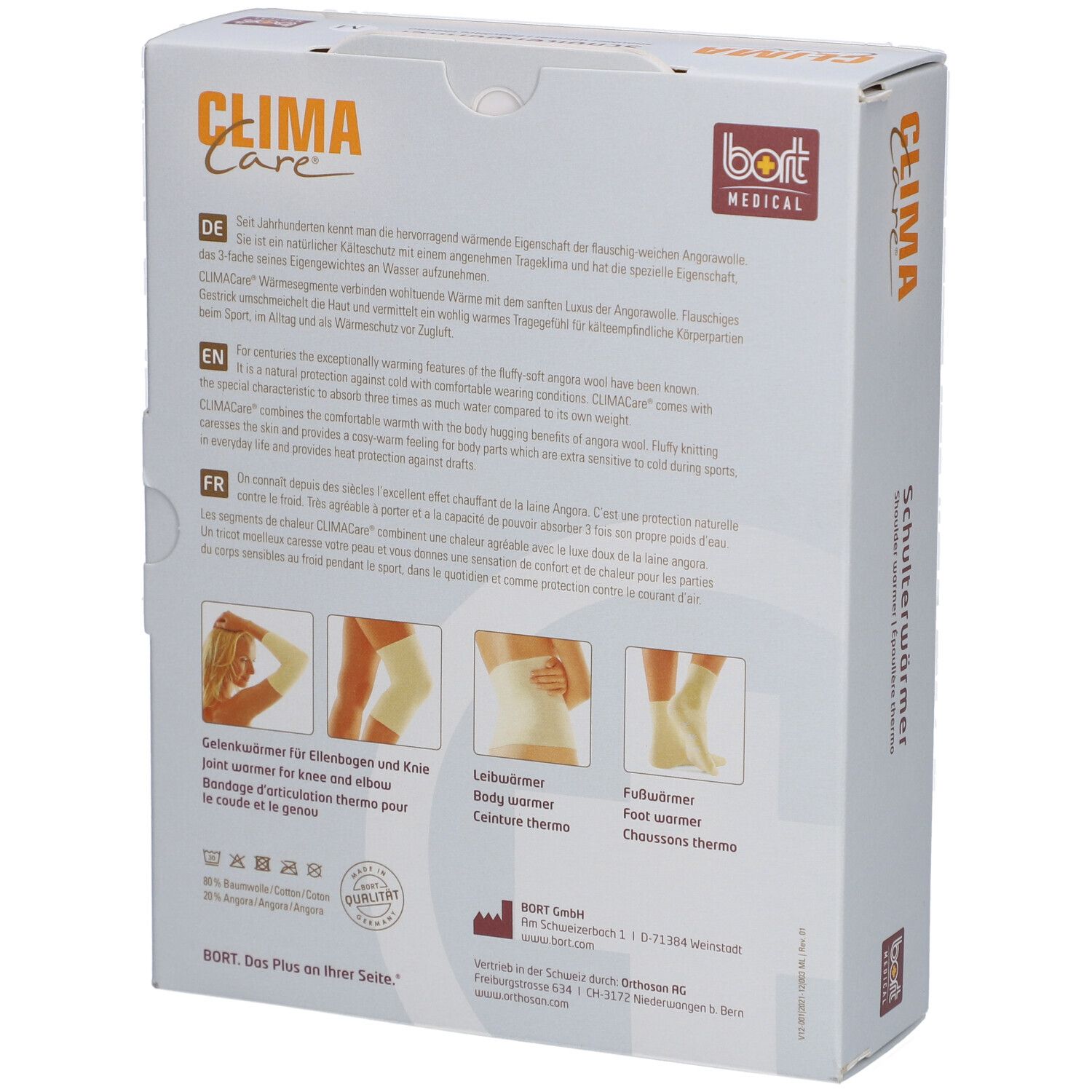 Couvre-épaules CLIMACare® moyen blanc