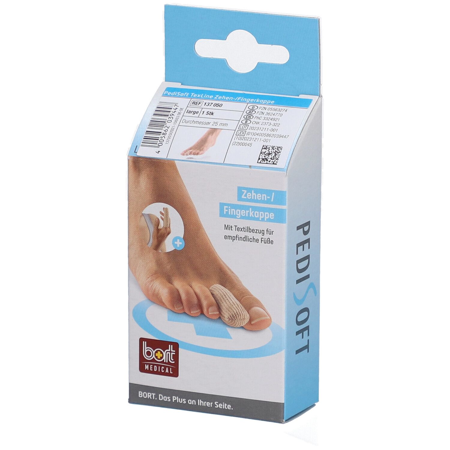 BORT PediSoft® TexLine teen/vinger kap maat L