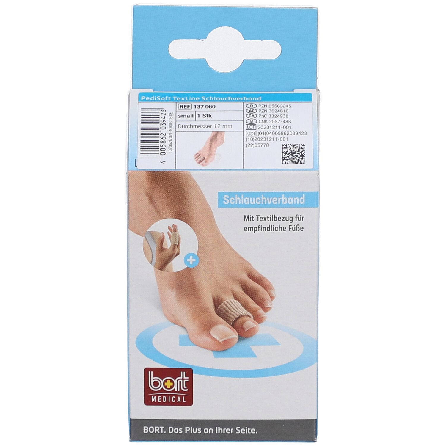 BORT PediSoft® TexLine bandage tubulaire taille S