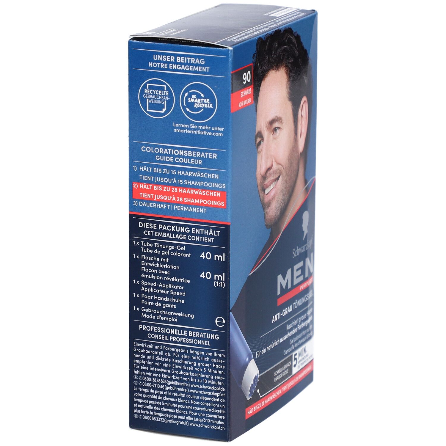 SCHWARZKOPF Men Perfect 90 Zwart