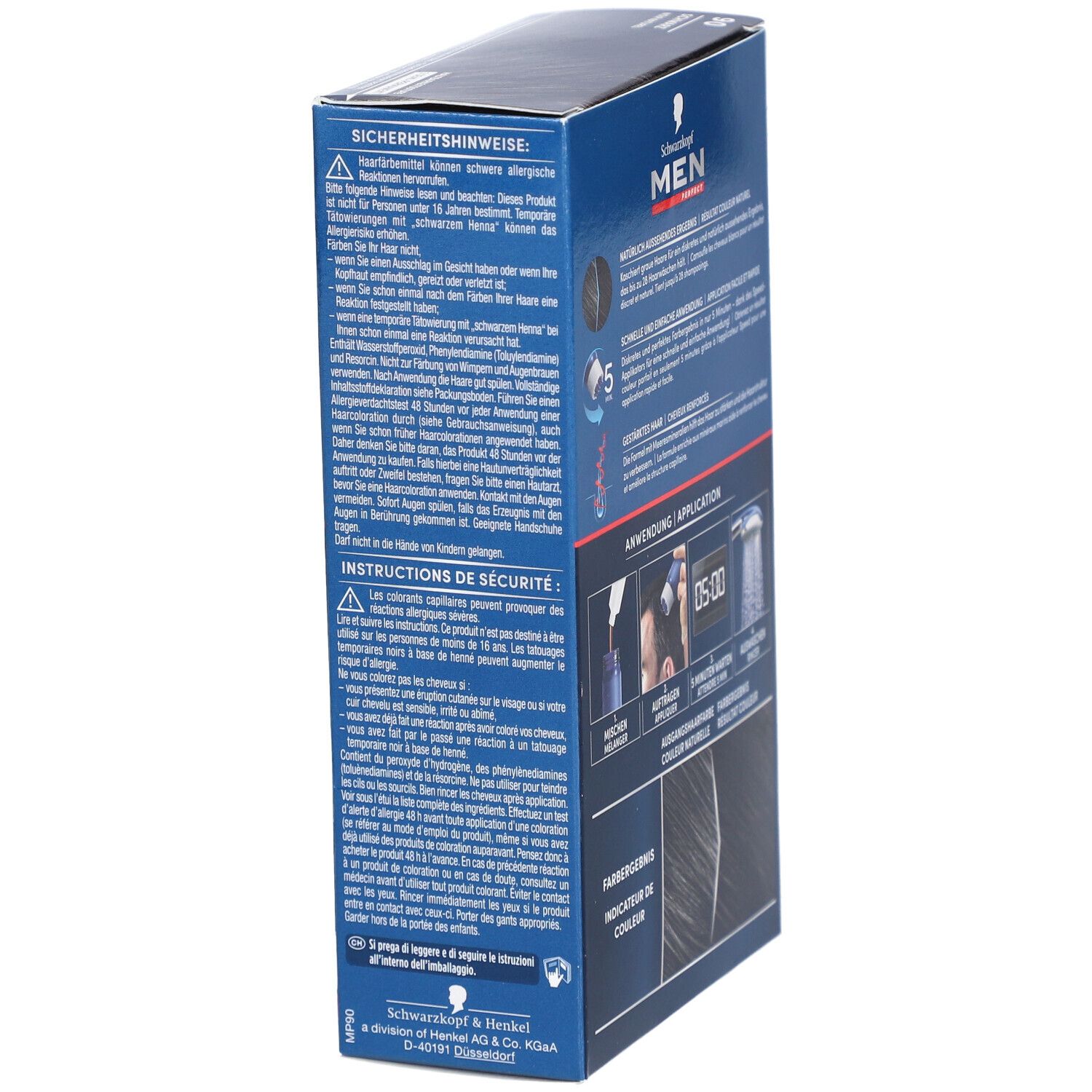 SCHWARZKOPF Men Perfect 90 Zwart