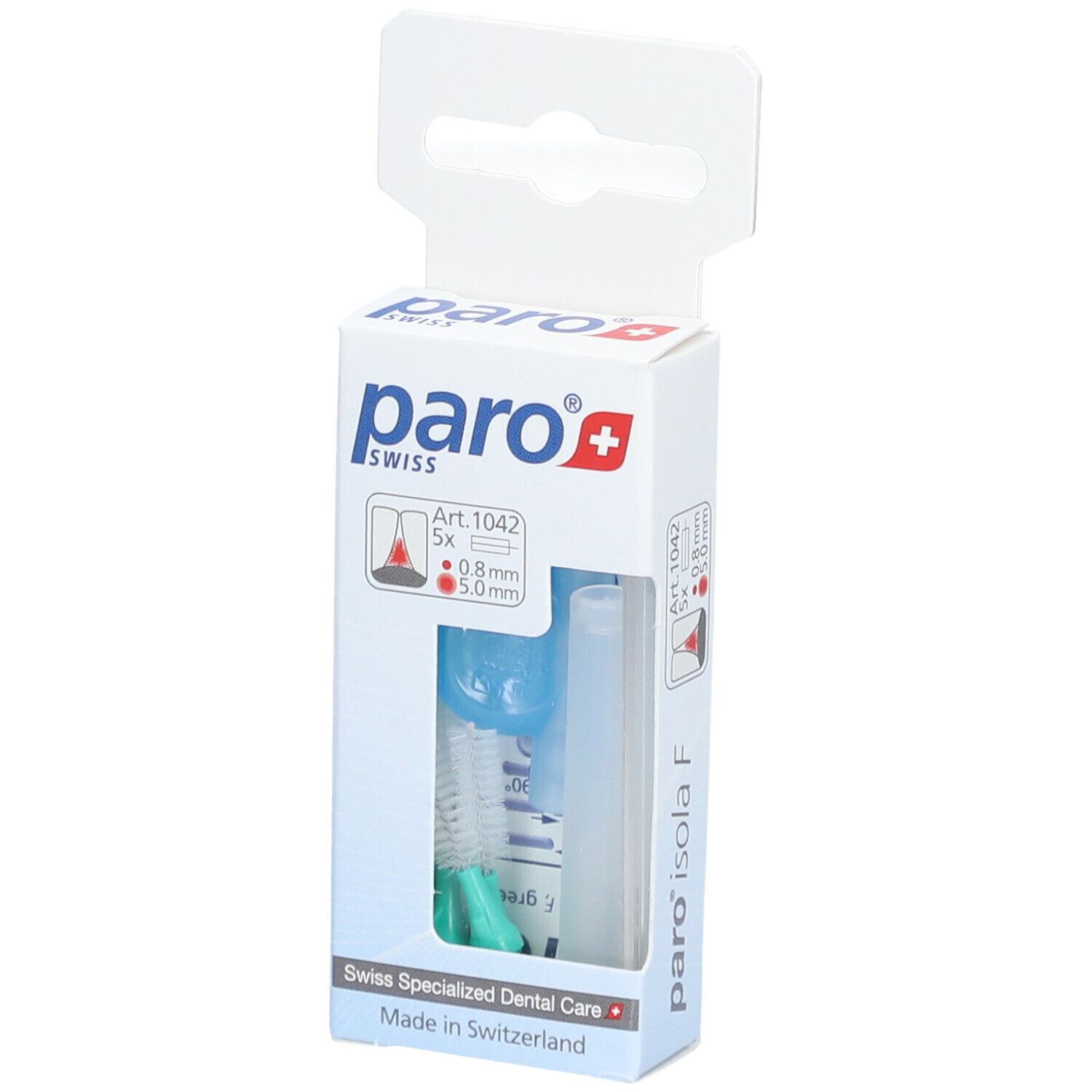 paro® Isola F Opzetborstel 5,0 mm Groen