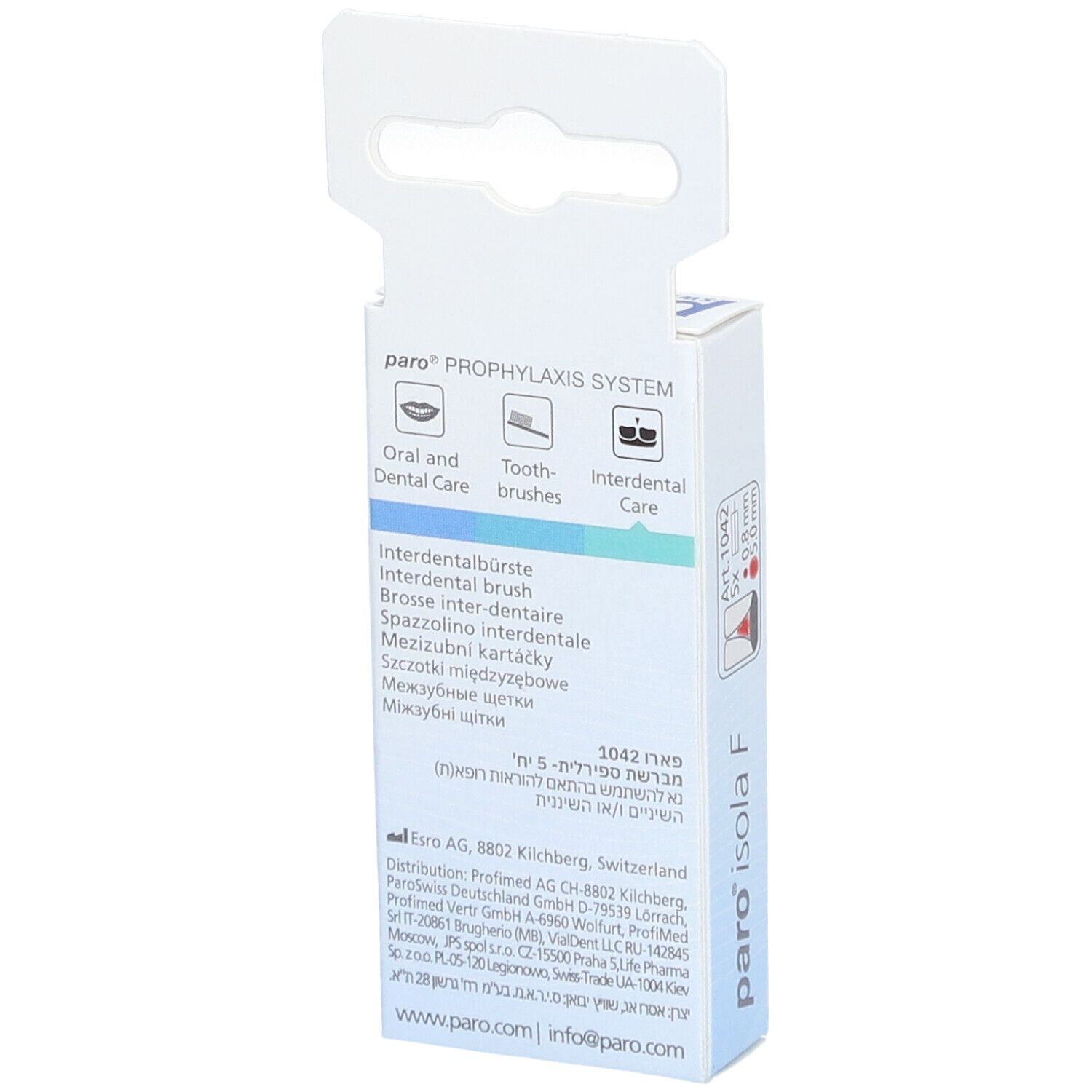 paro® Isola F Opzetborstel 5,0 mm Groen