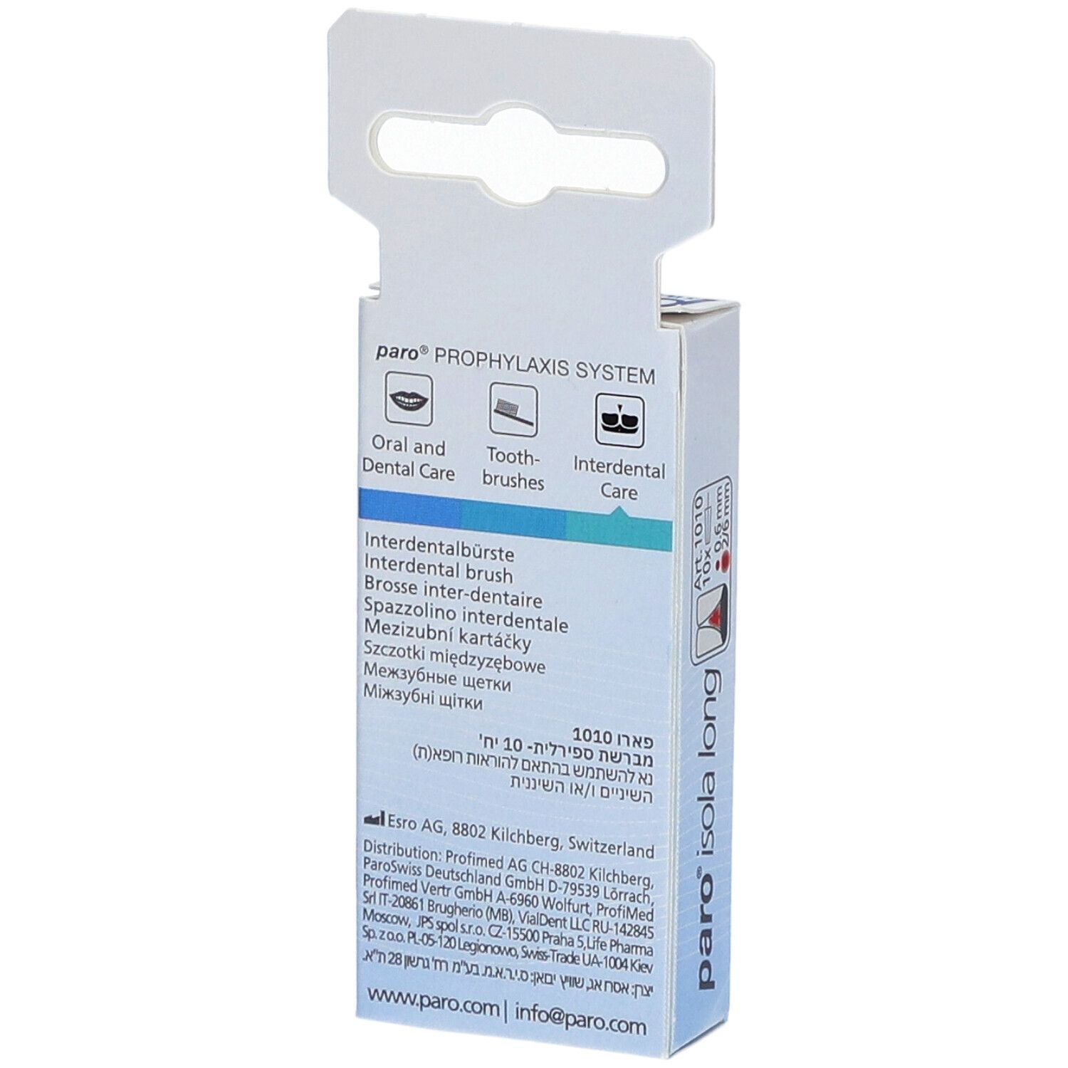 paro® Isola Long Brossettes interdentaires coniques 2/6mm Bleu