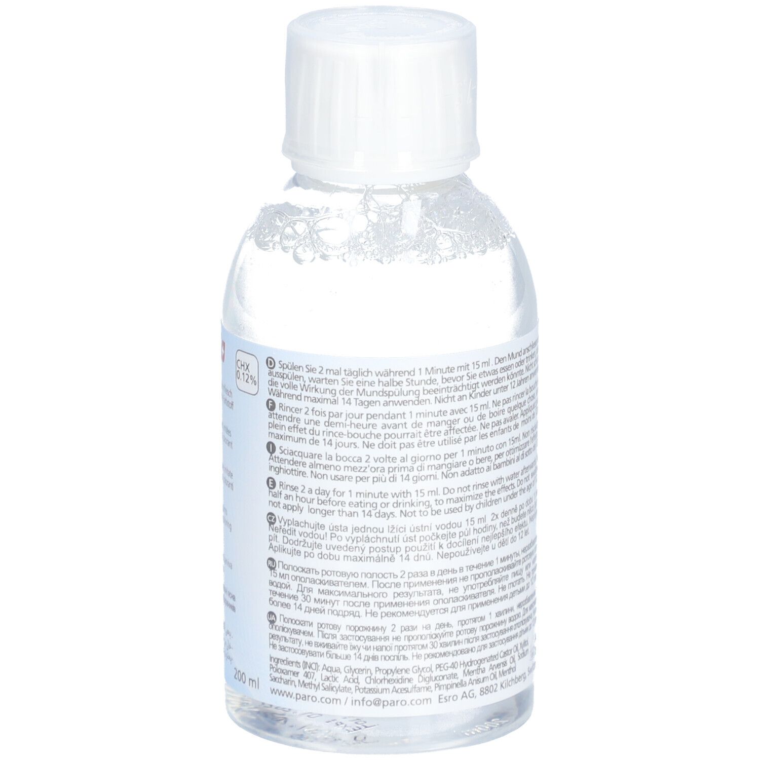 paro® Bain de bouche chlorhexidine 0,12 %