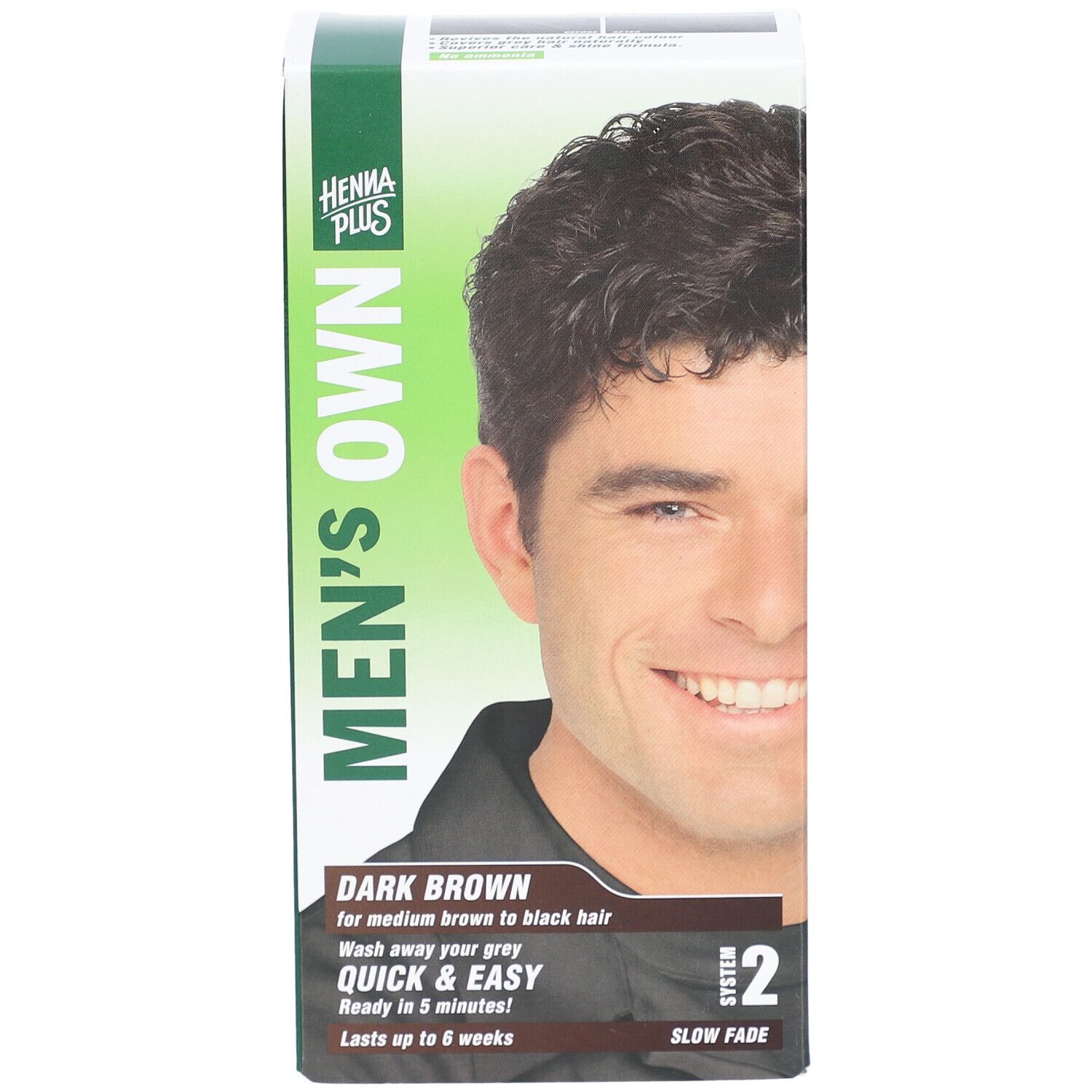 Men's Own Coloration Capillaire Châtain Foncé