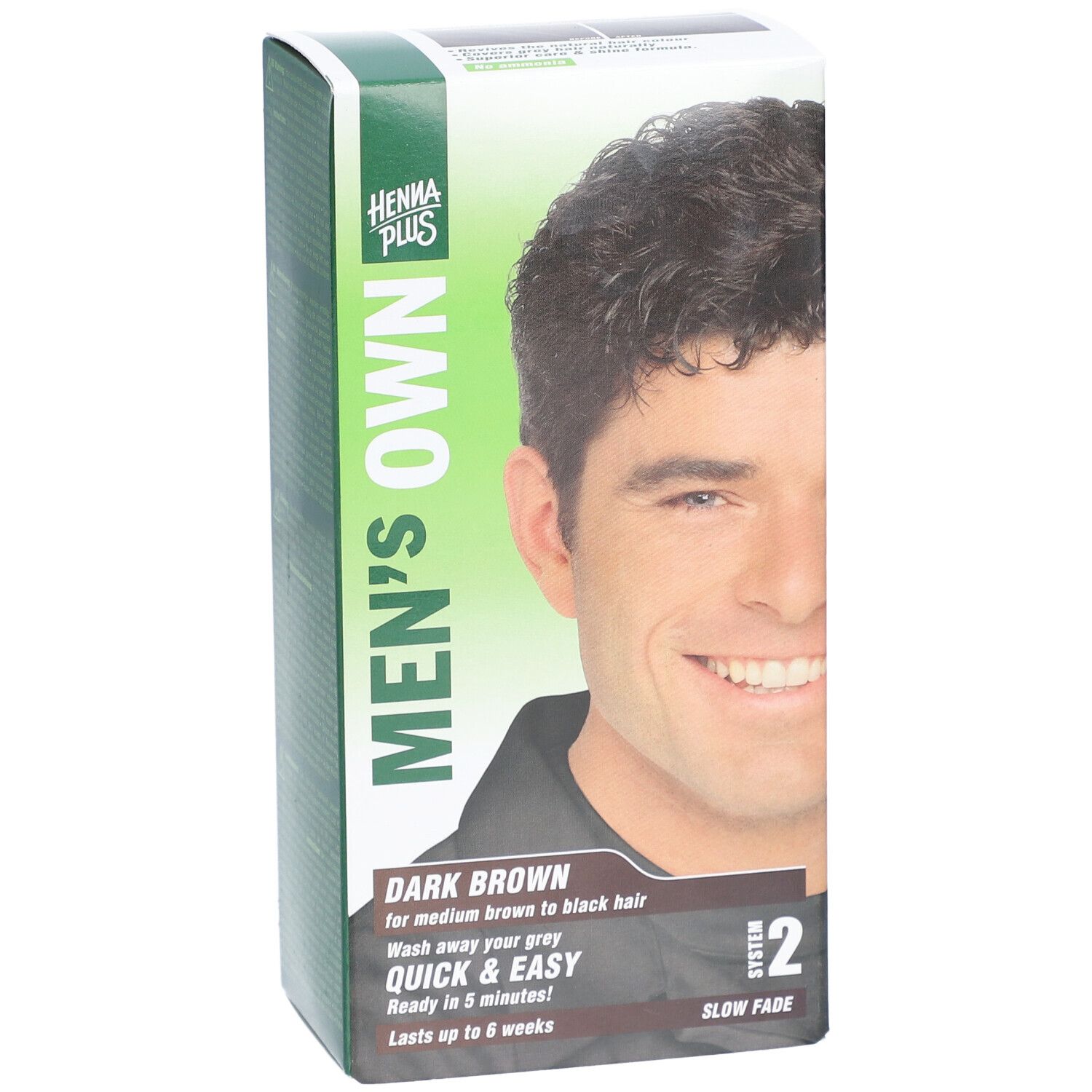 Men's Own Coloration Capillaire Châtain Foncé