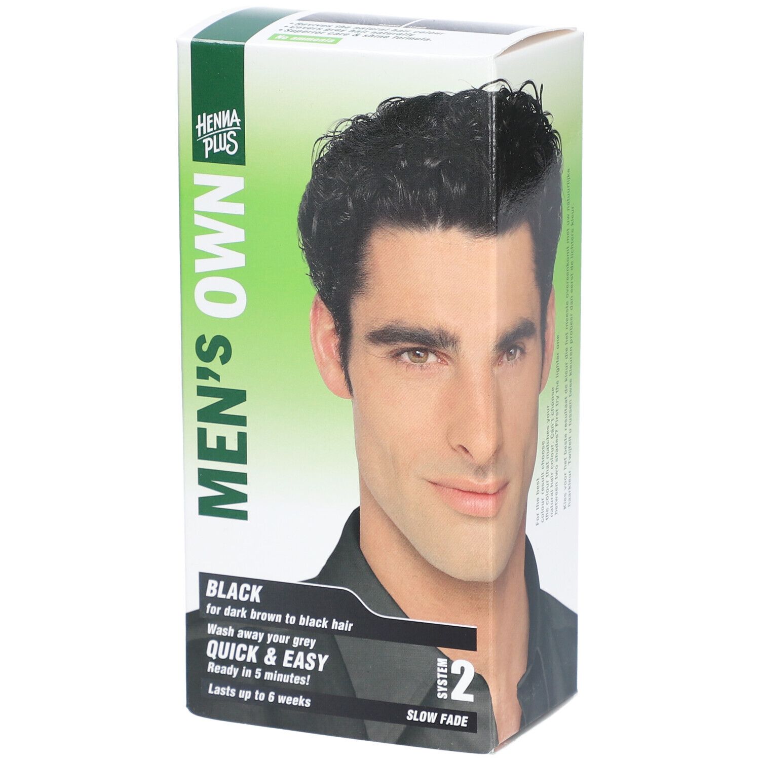 Hennaplus Men’s Own Haarkleuring – Zwart