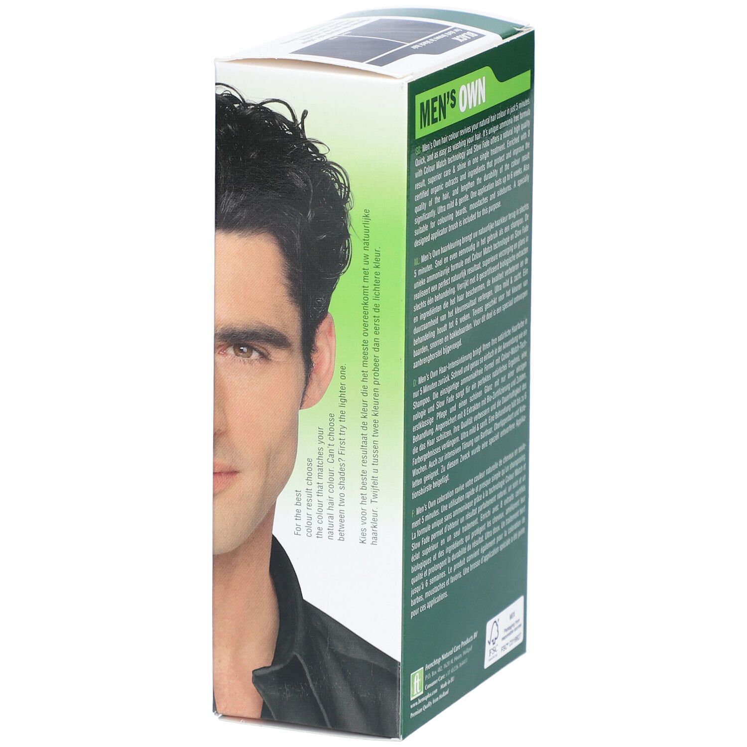 Hennaplus Men’s Own Haarkleuring – Zwart