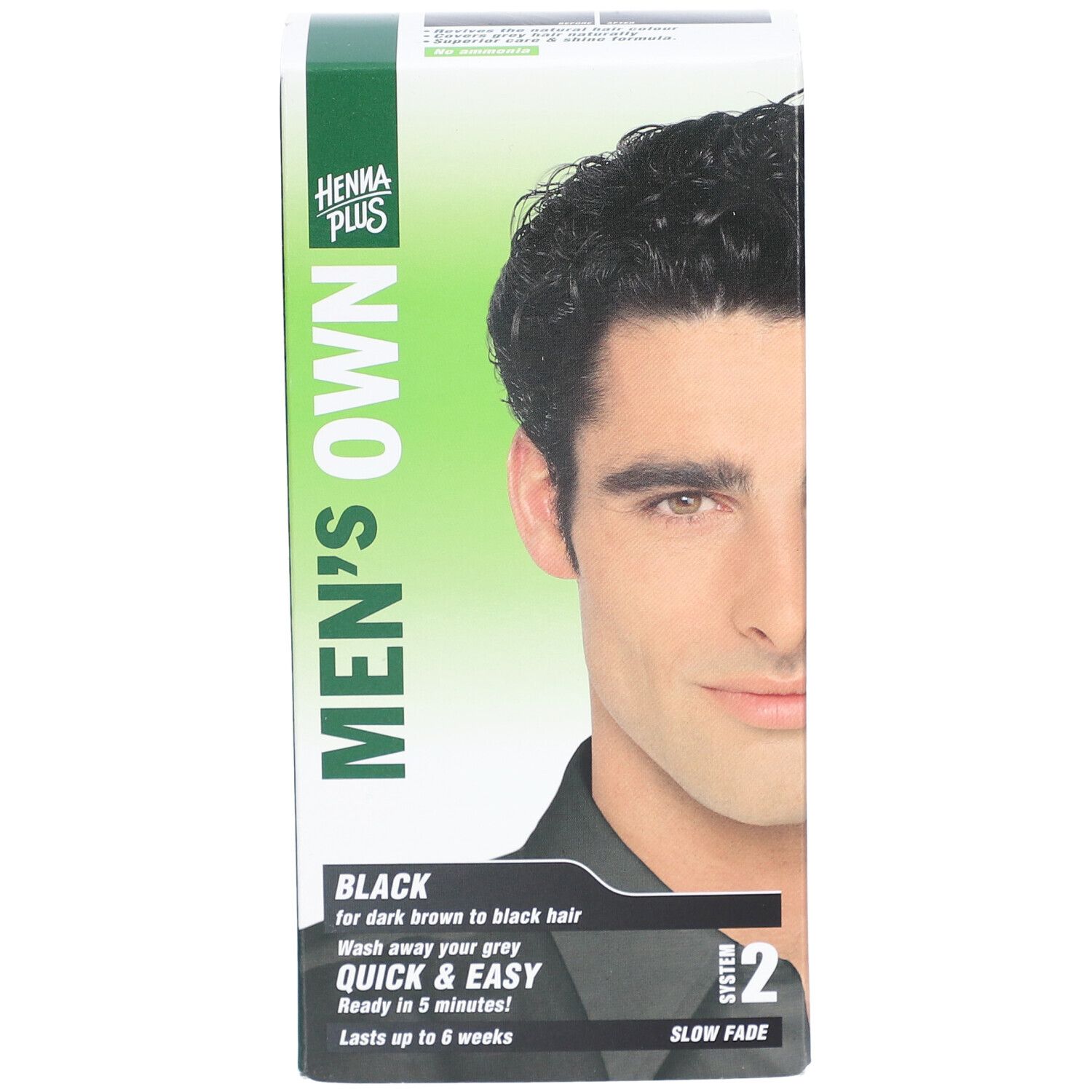 Hennaplus Men’s Own Haarkleuring – Zwart