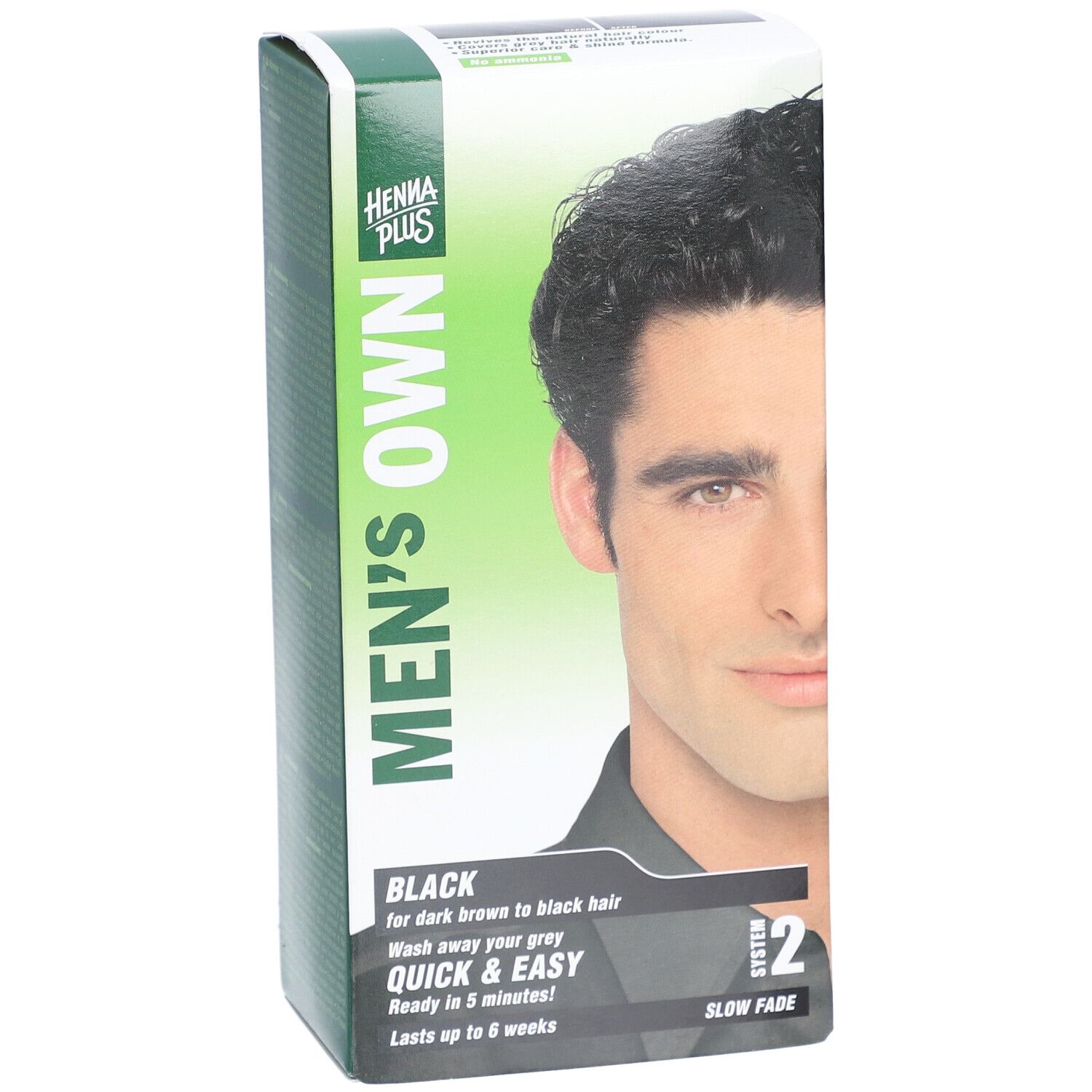 Hennaplus Men’s Own Haarkleuring – Zwart