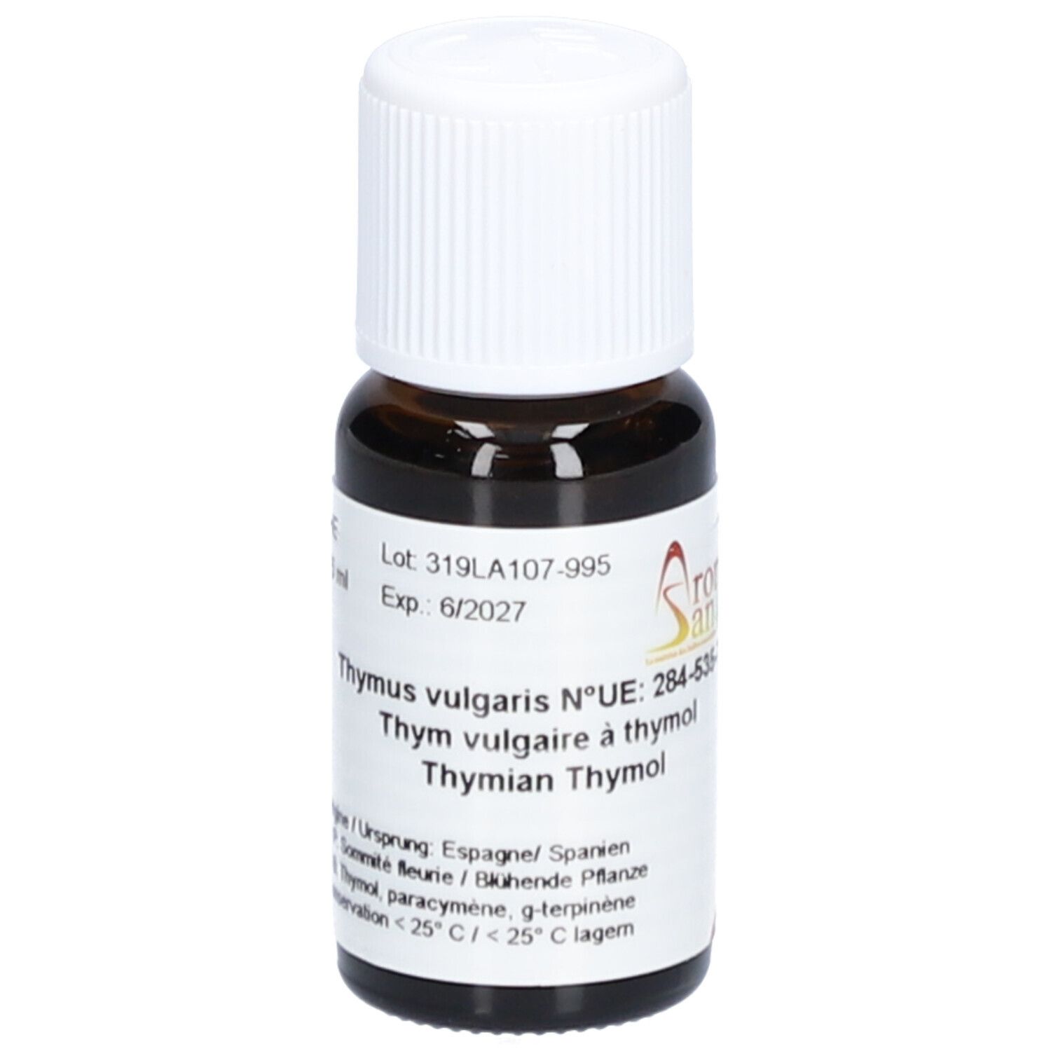 Aromasan® Huile essentielle de Thym vulgaire à thymol bio