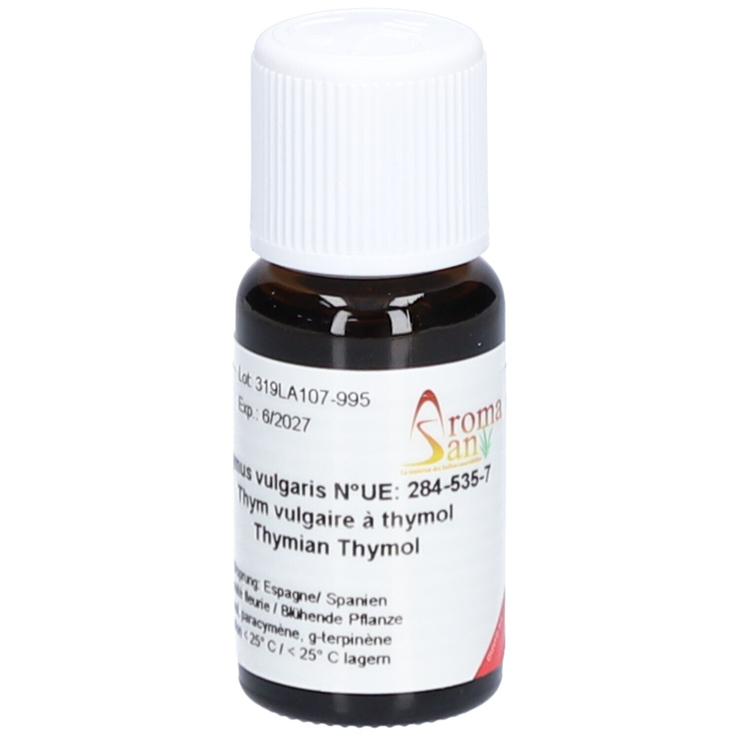 Aromasan® Huile essentielle de Thym vulgaire à thymol bio